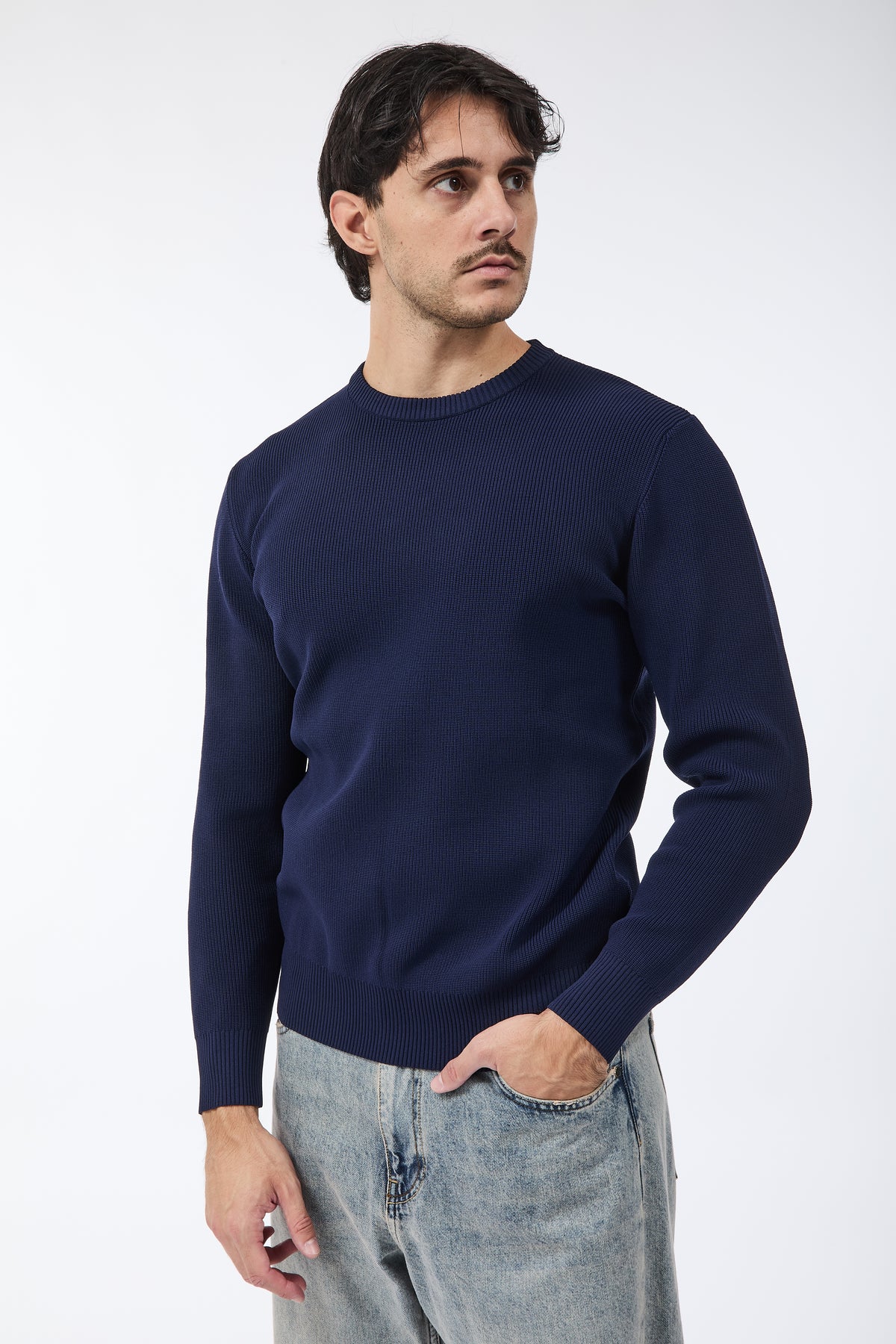 Maglione Over-d Blu M06