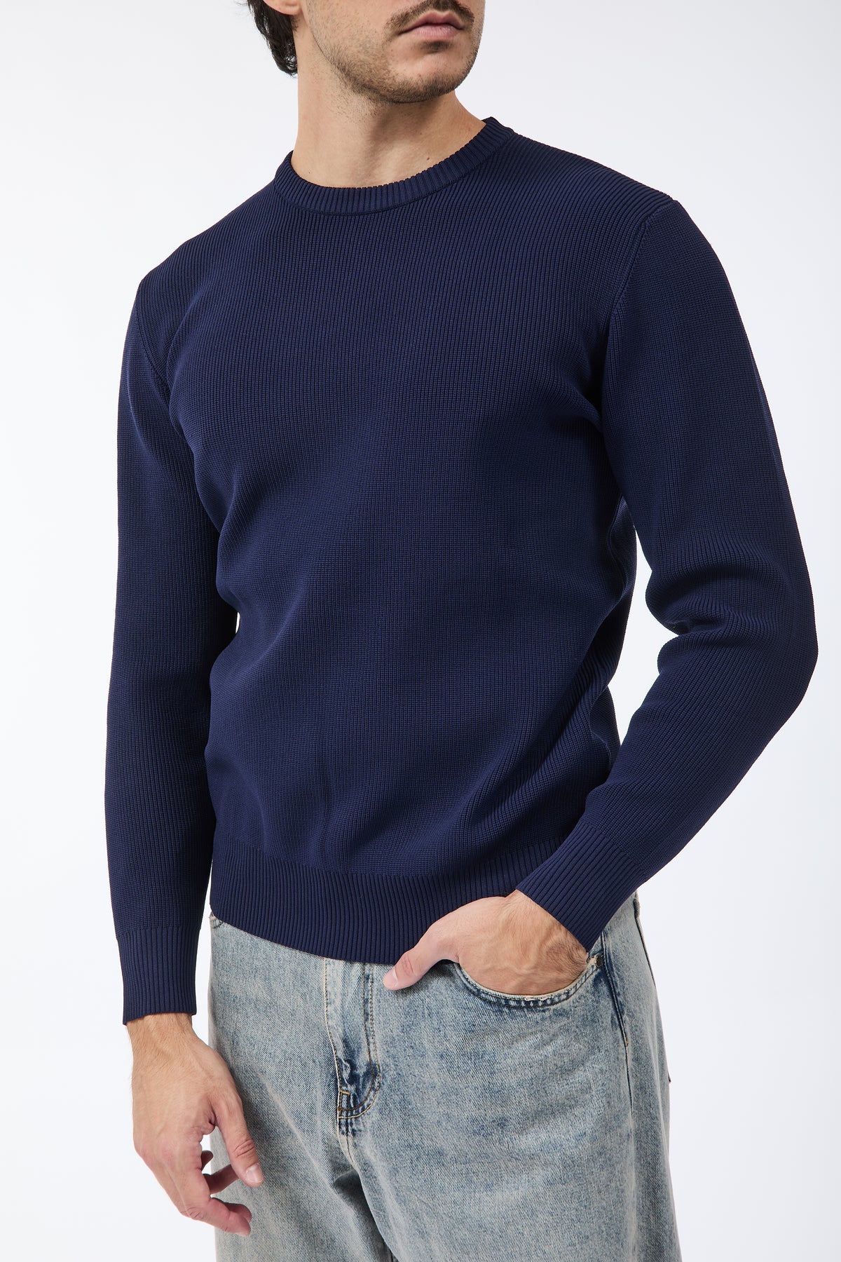 Maglione Over-d Blu M06