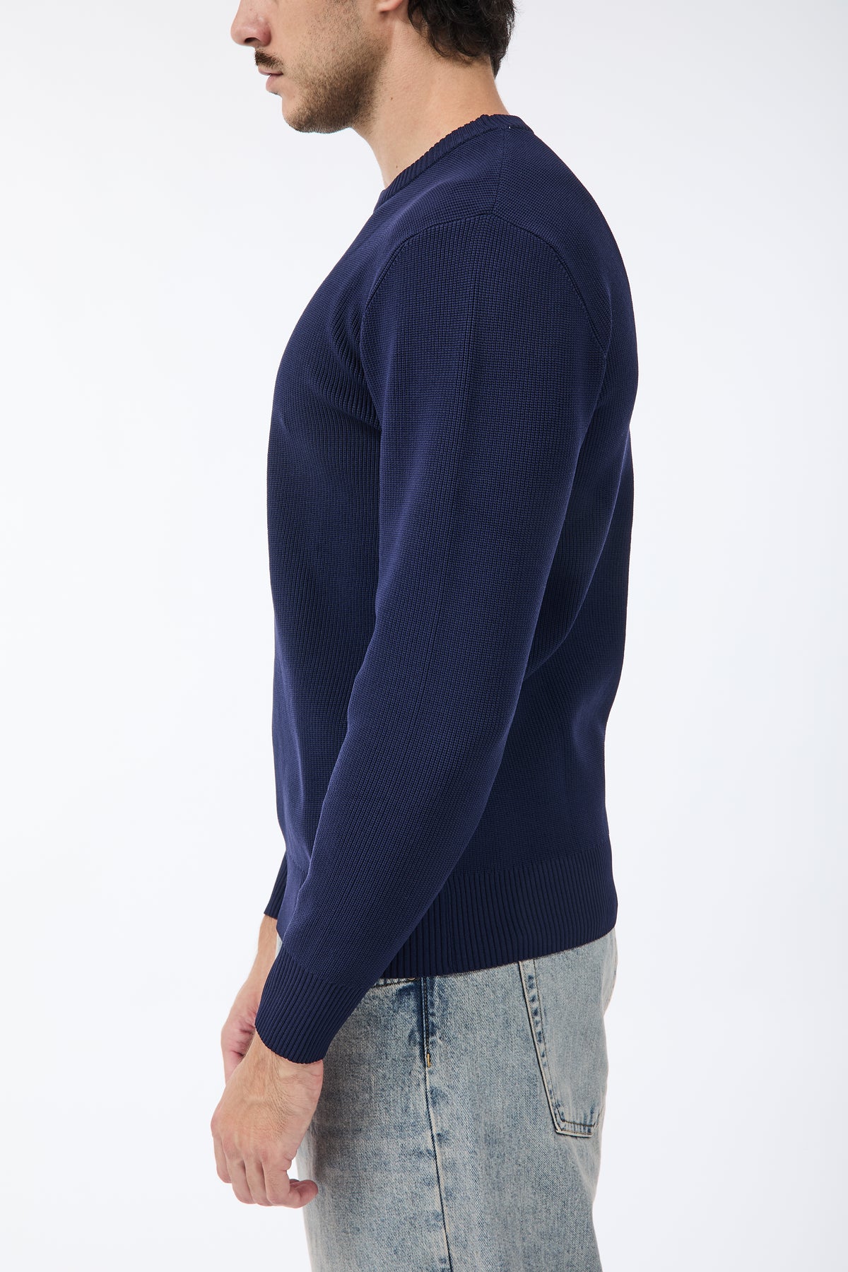 Maglione Over-d Blu M06