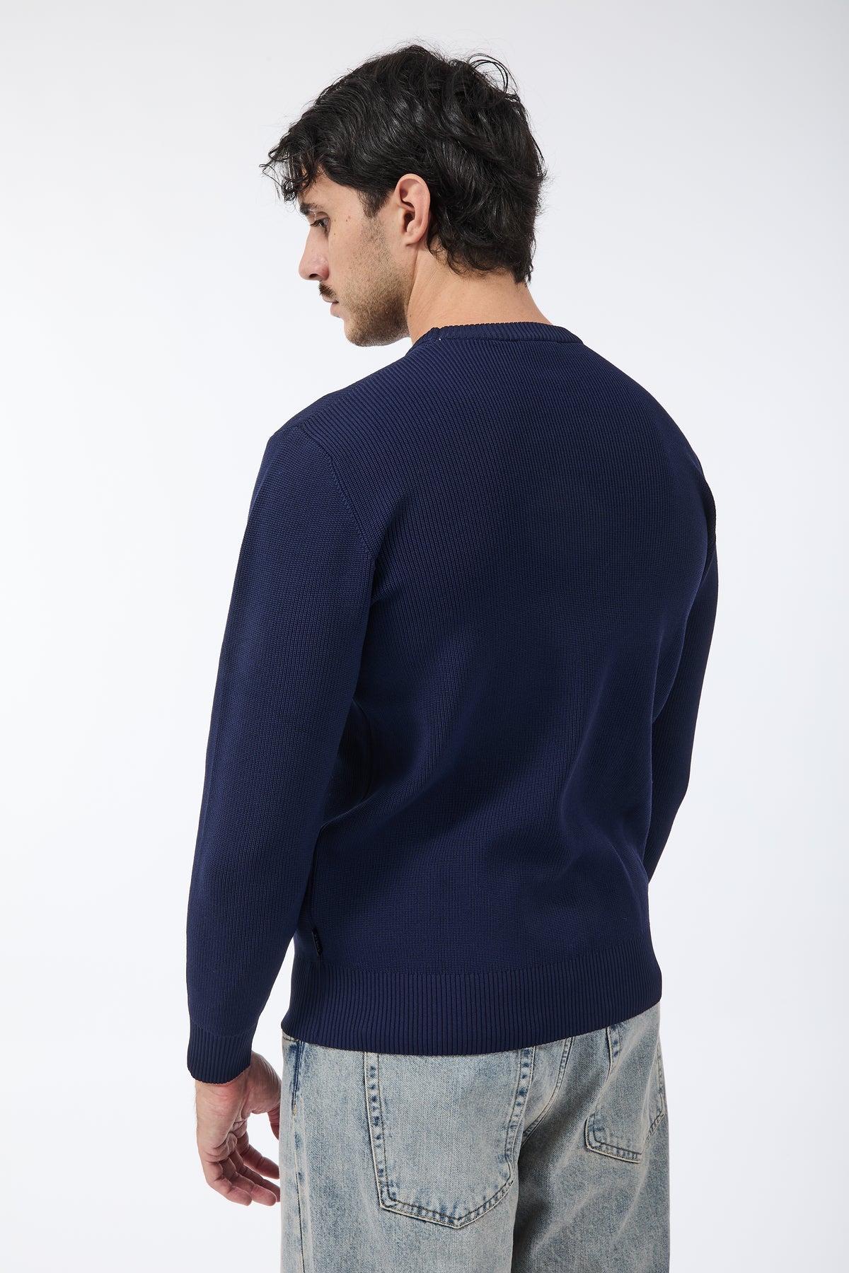 Maglione Over-d Blu M06
