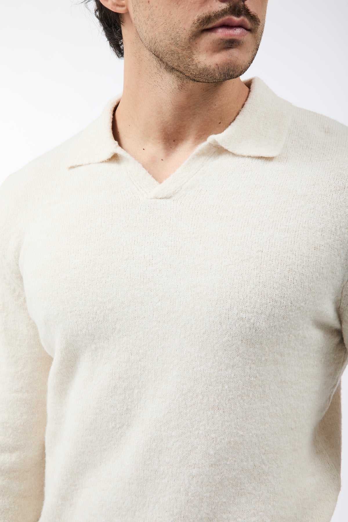 Maglione Alta Tensione Polo Panna