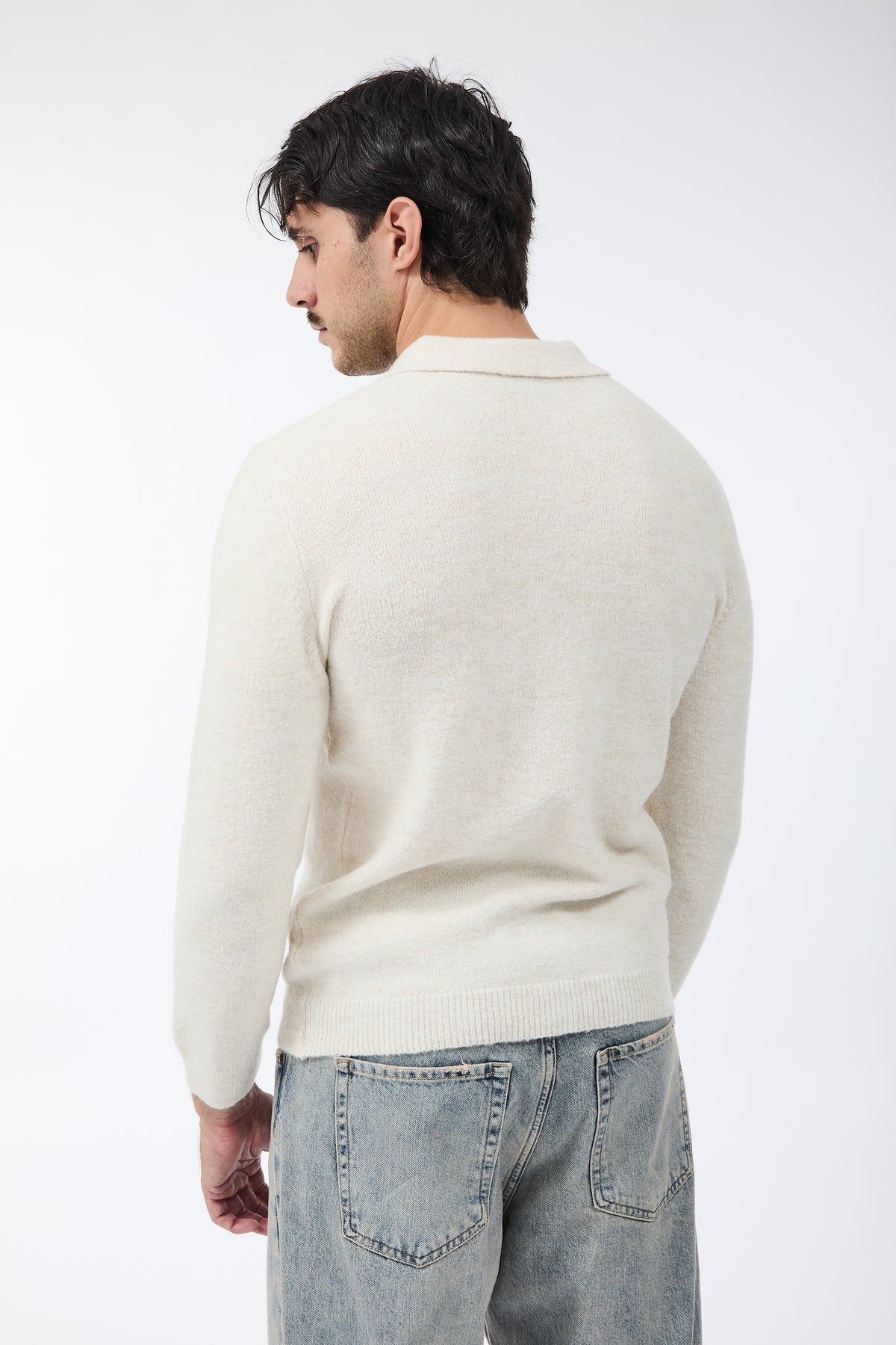 Maglione Alta Tensione Polo Panna