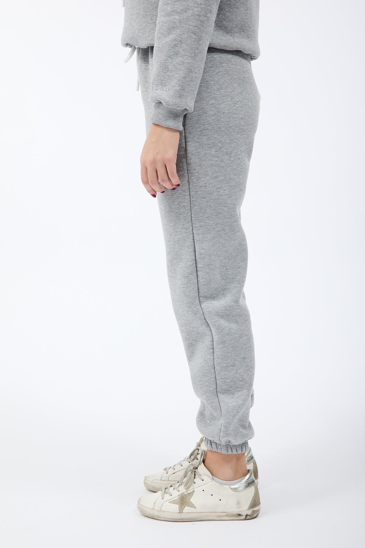 Pantalone Berna Felpa Polsino Grigio