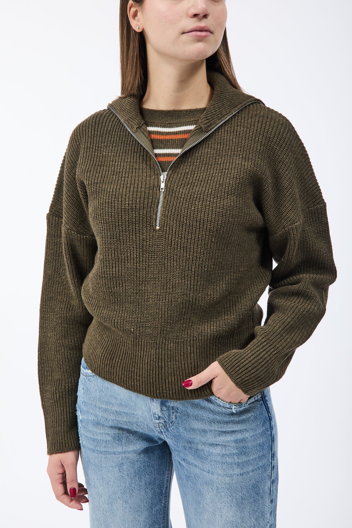 Maglione Haveone Pettorina Militare