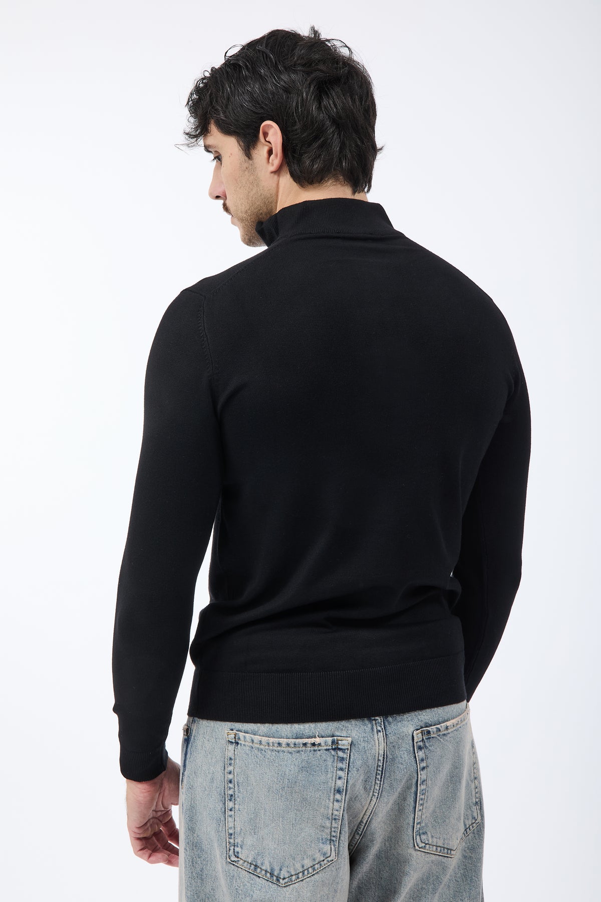 Lupetto Over-d Zip Nero M25