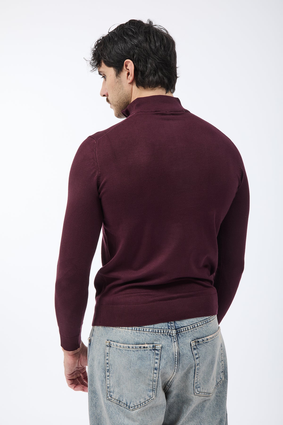 Lupetto Over-d Zip Vino M25