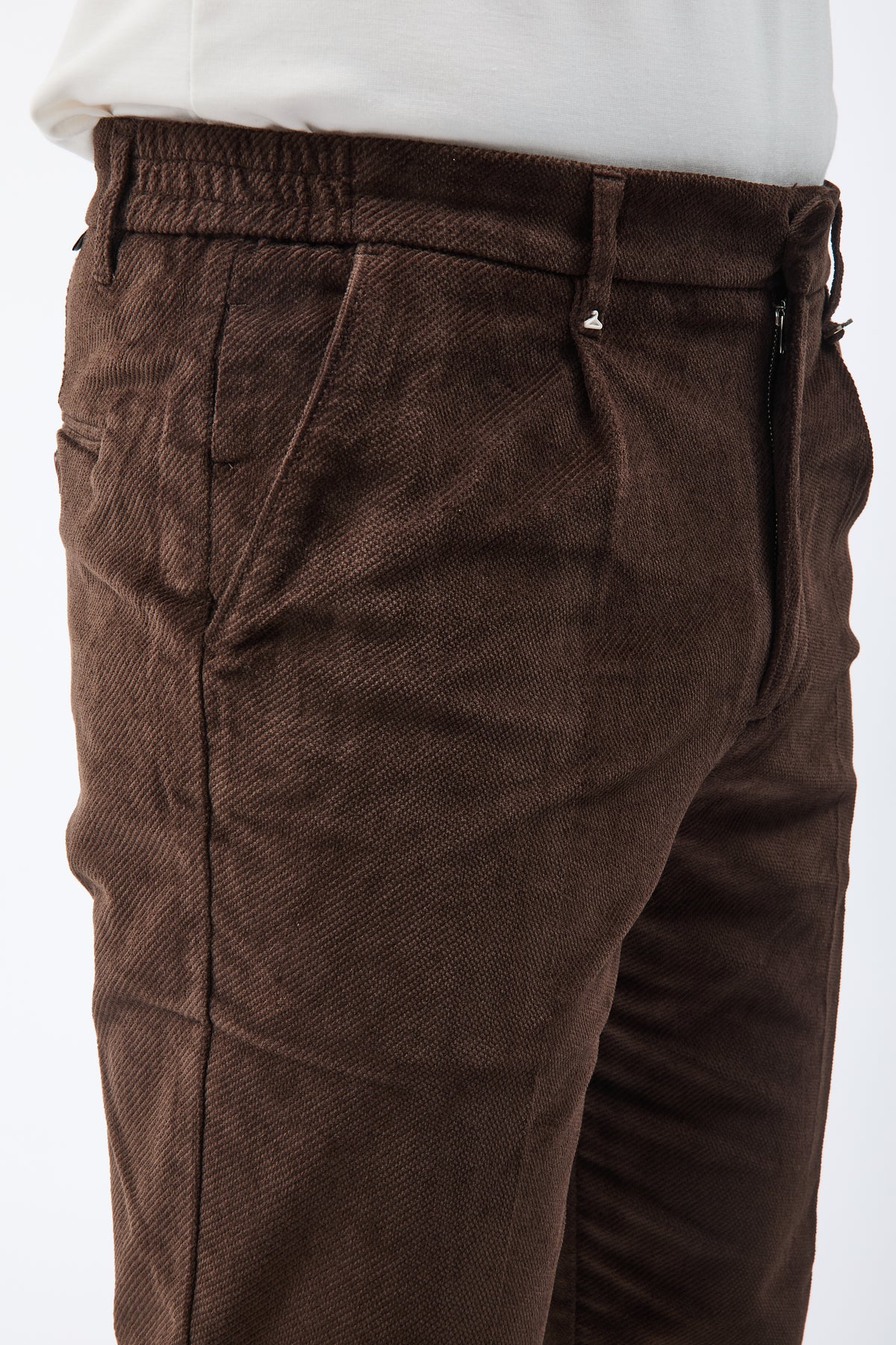 Pantalone Berna Cropped Velluto Moro 503