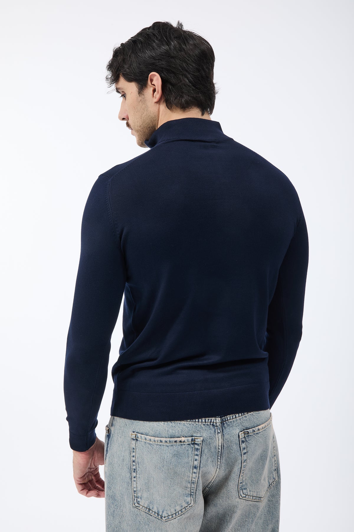 Lupetto Over-d Zip Blu M25