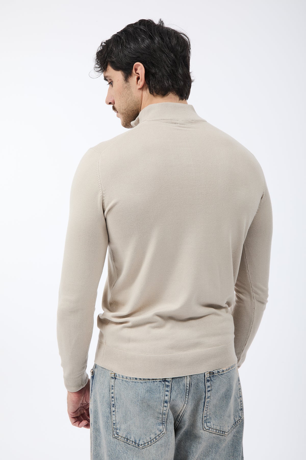 Lupetto Over-d Zip Taupe M25