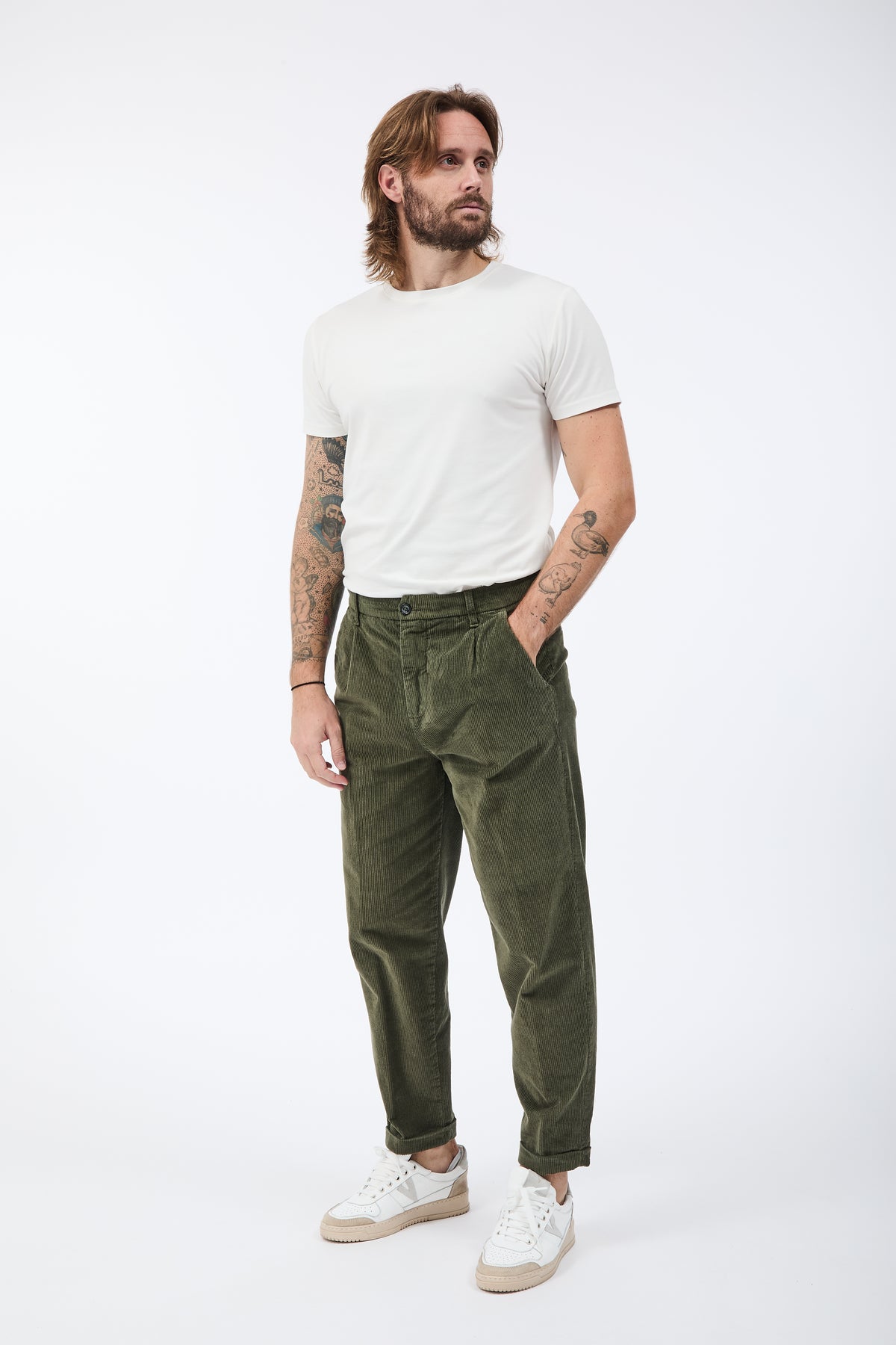 Pantalone Gianni Lupo Velluto Militare 21847