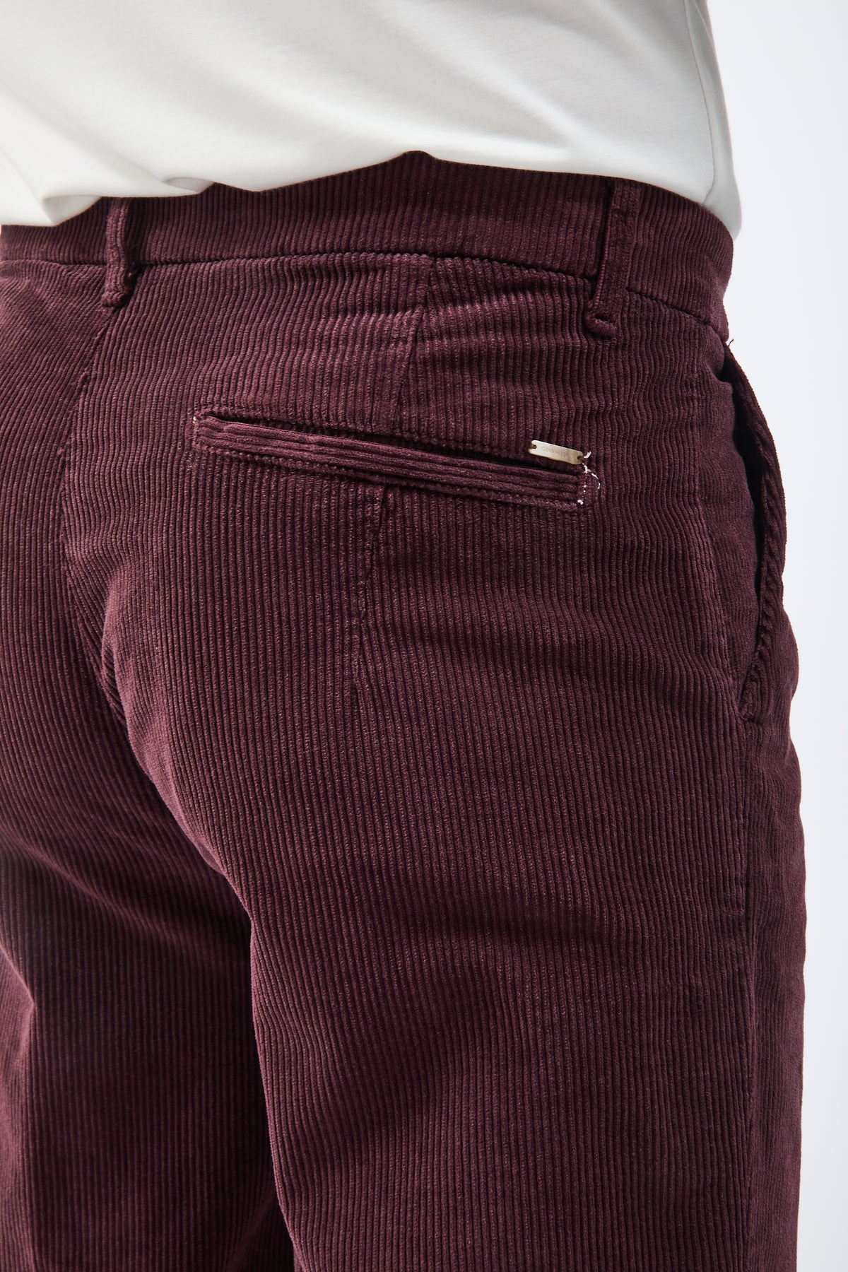 Pantalone Gianni Lupo Velluto Prugna 21847