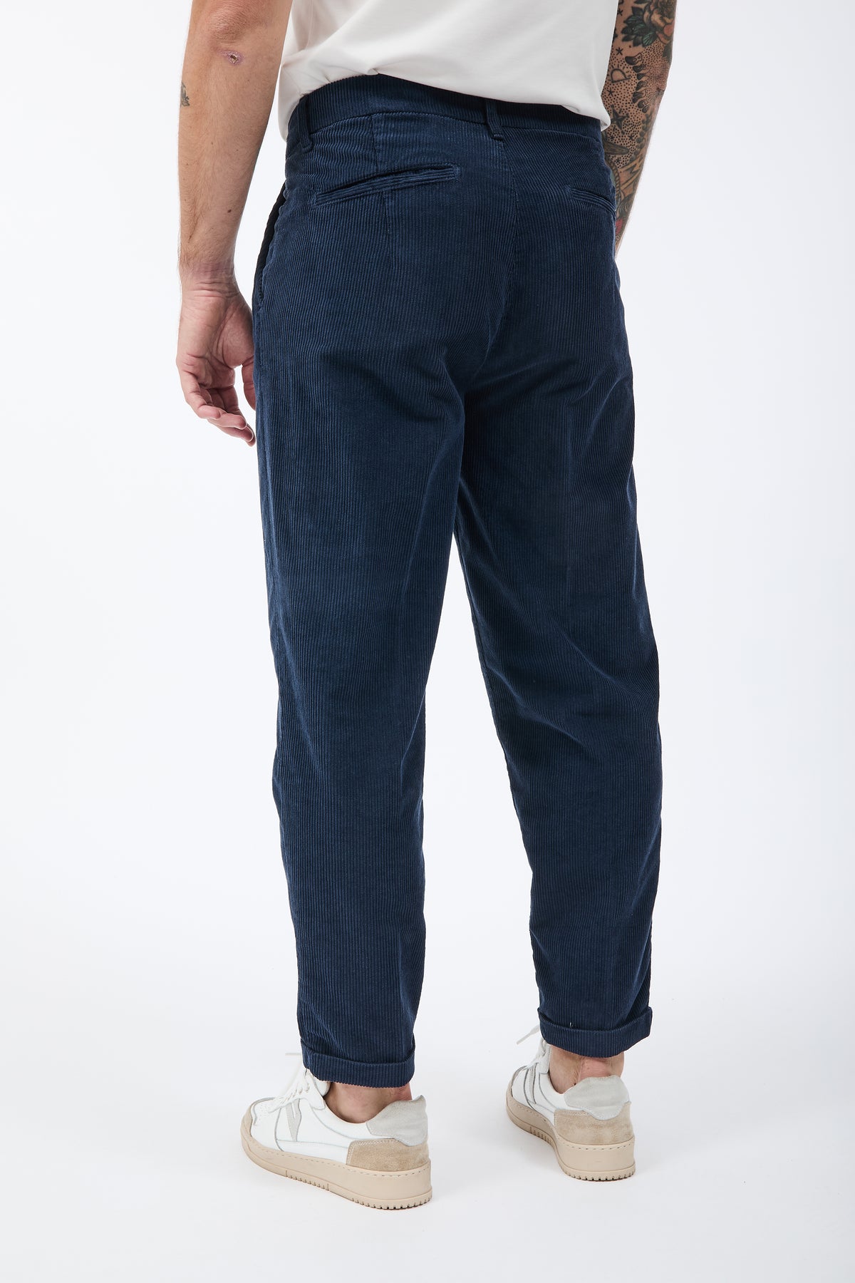 Pantalone Gianni Lupo Velluto Navy 21847
