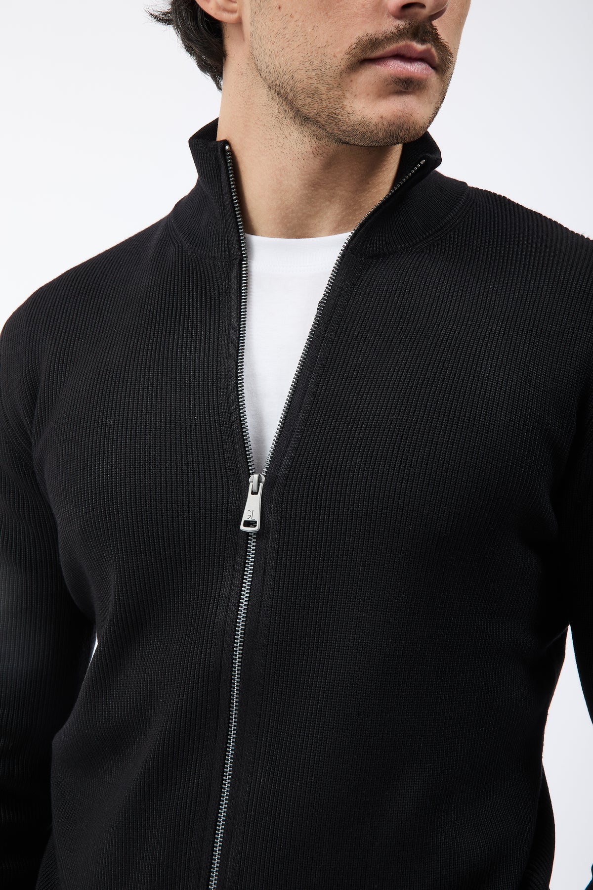 Maglione Gianni Lupo Zip 35152 Nero