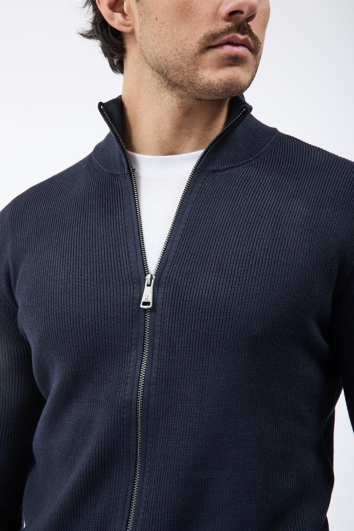 Maglione Gianni Lupo Zip 35152 Blu