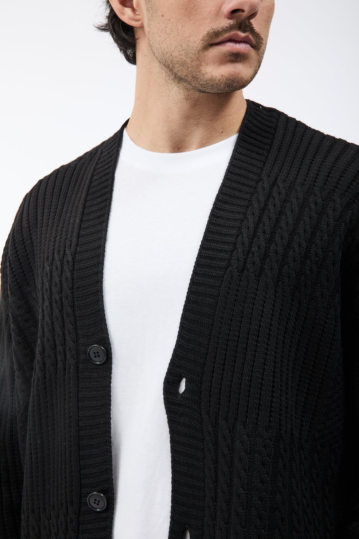 Cardigan NJB Sciallato Nero 620