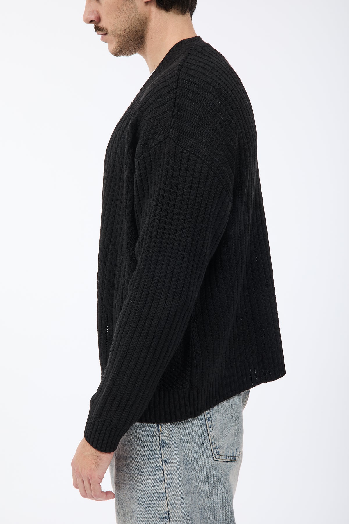 Cardigan NJB Sciallato Nero 620