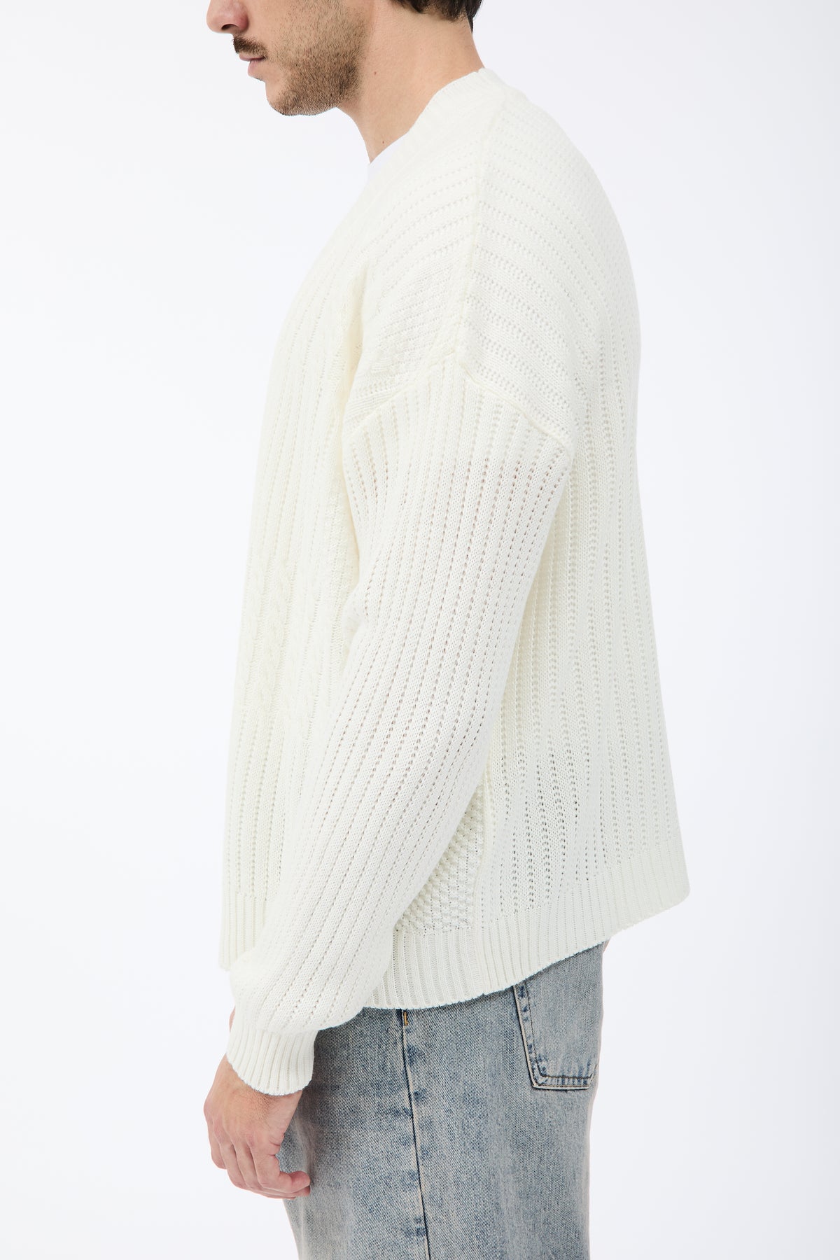 Cardigan NJB Sciallato Panna 620