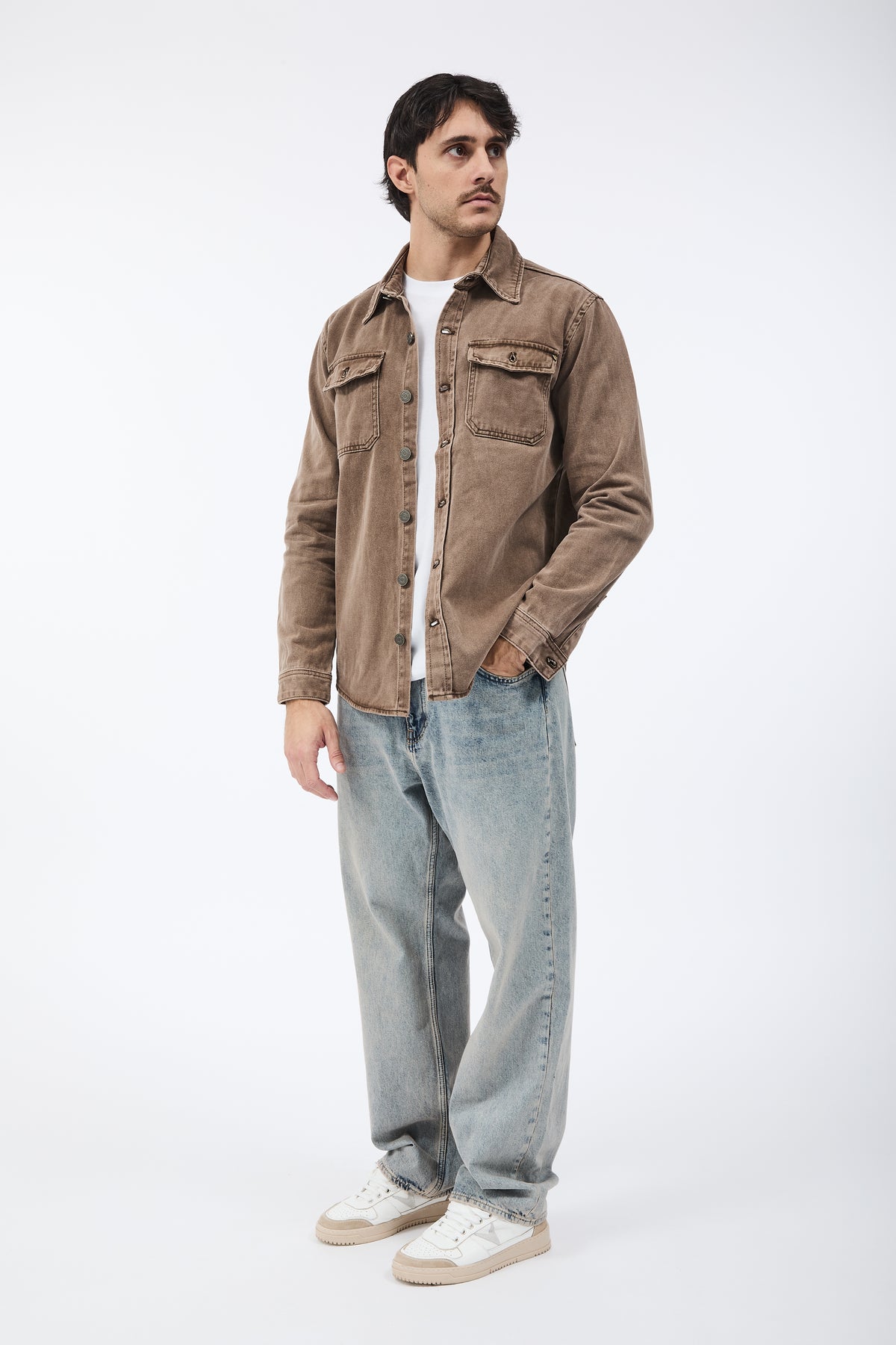 Camicia Gianni Lupo Jeans Caffè 2555