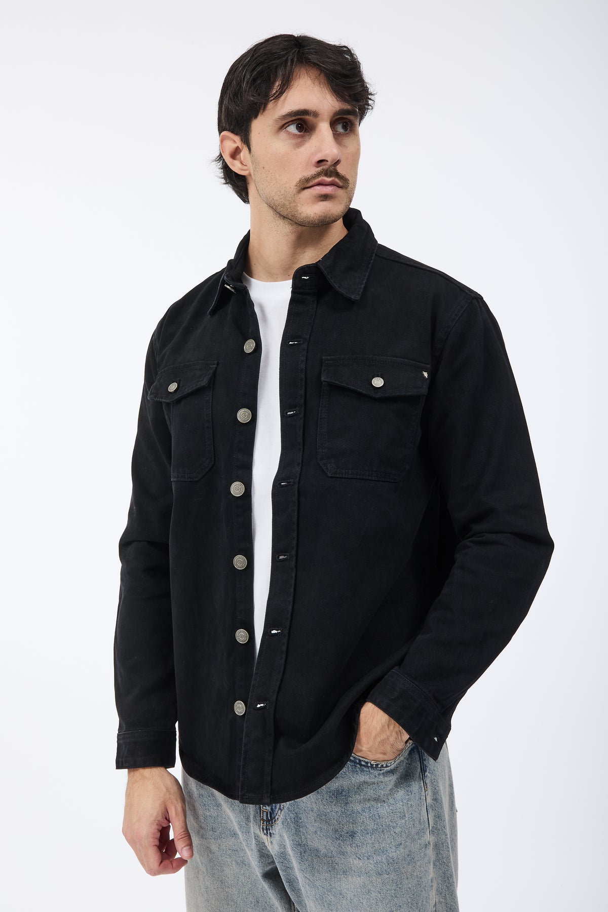 Camicia Gianni Lupo Jeans Nera 2555