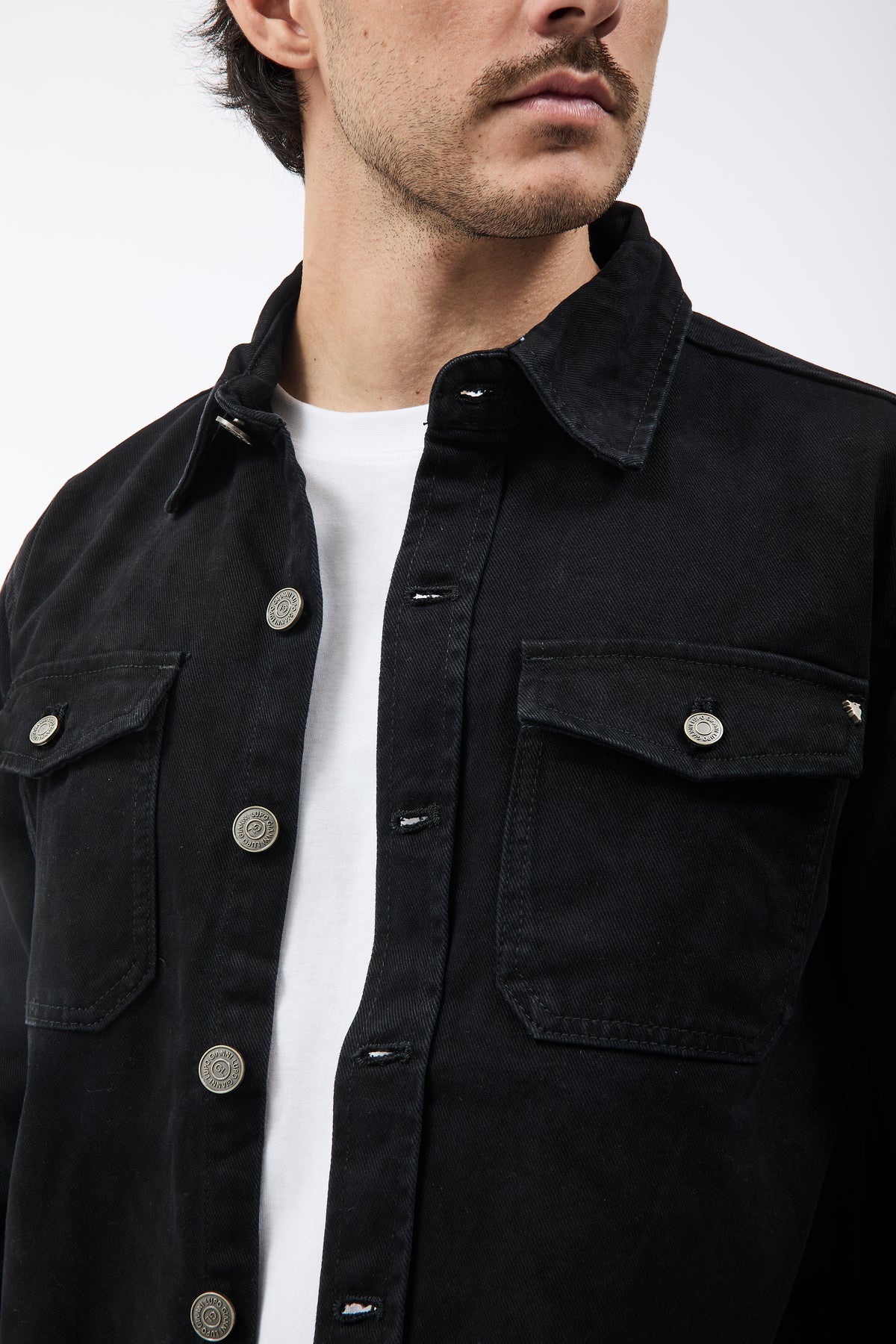 Camicia Gianni Lupo Jeans Nera 2555