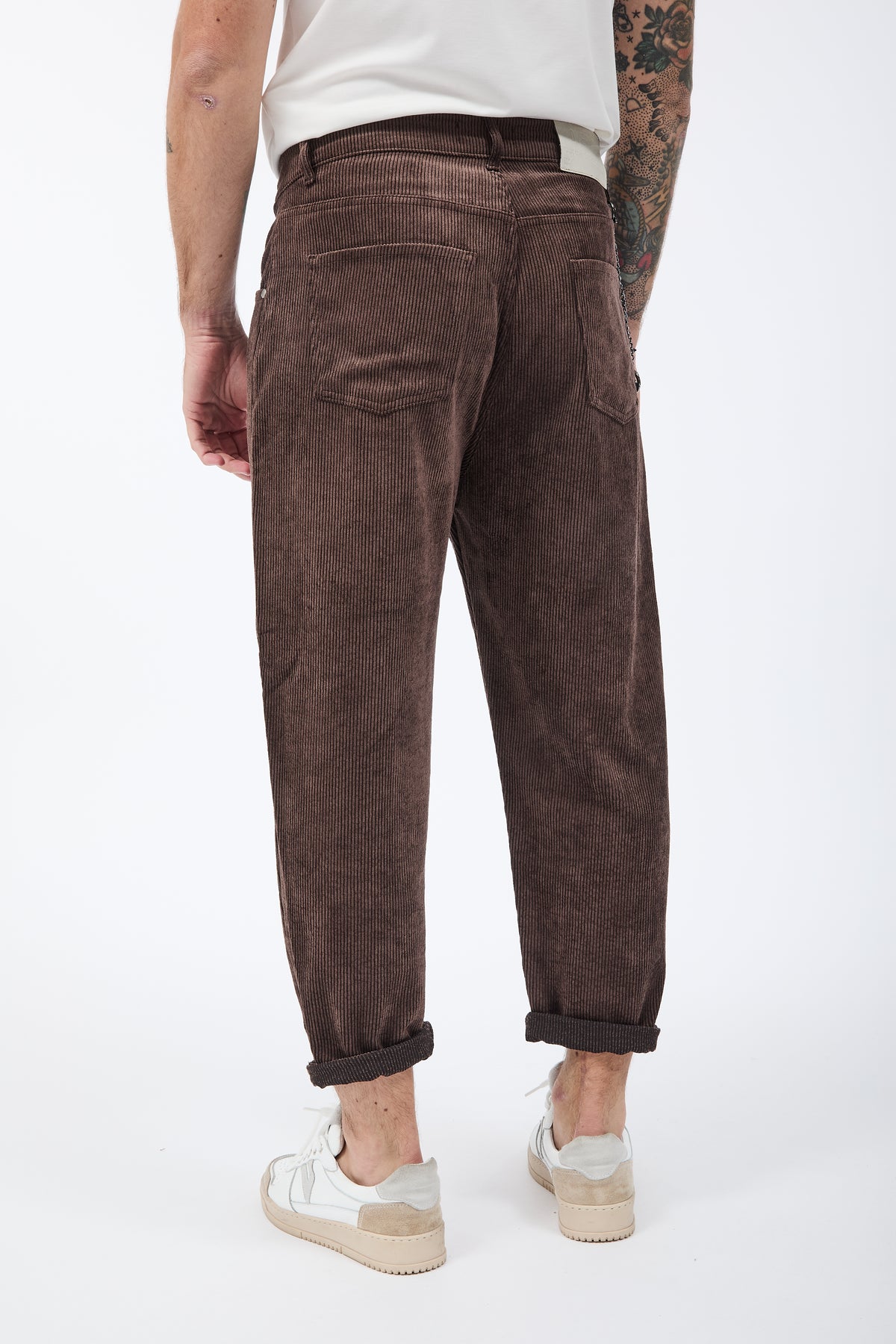 Pantalone Over-d Velluto Moro P83