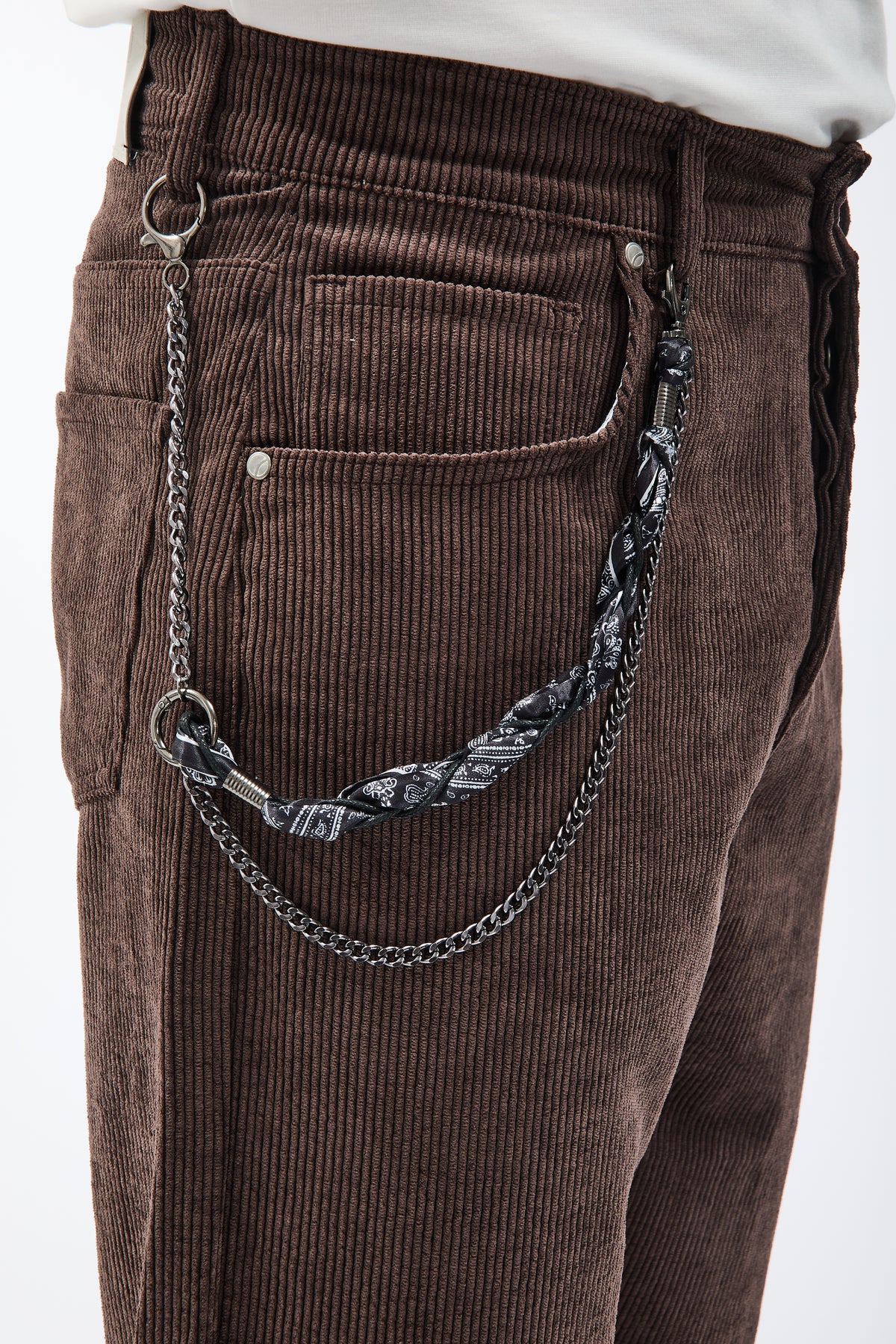 Pantalone Over-d Velluto Moro P83