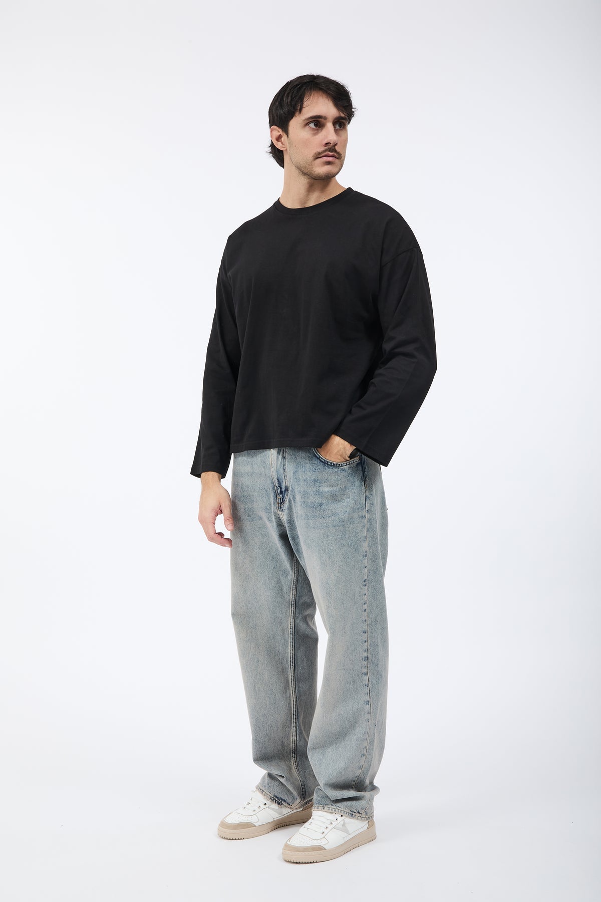 T-shirt NJB Long Sleeve Nera