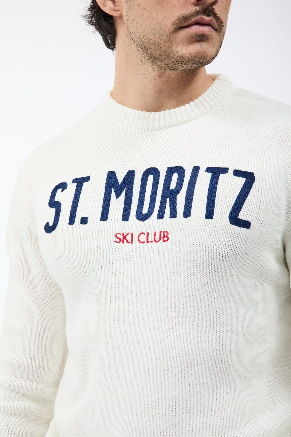 Maglione Superculture AK7019 Bianco