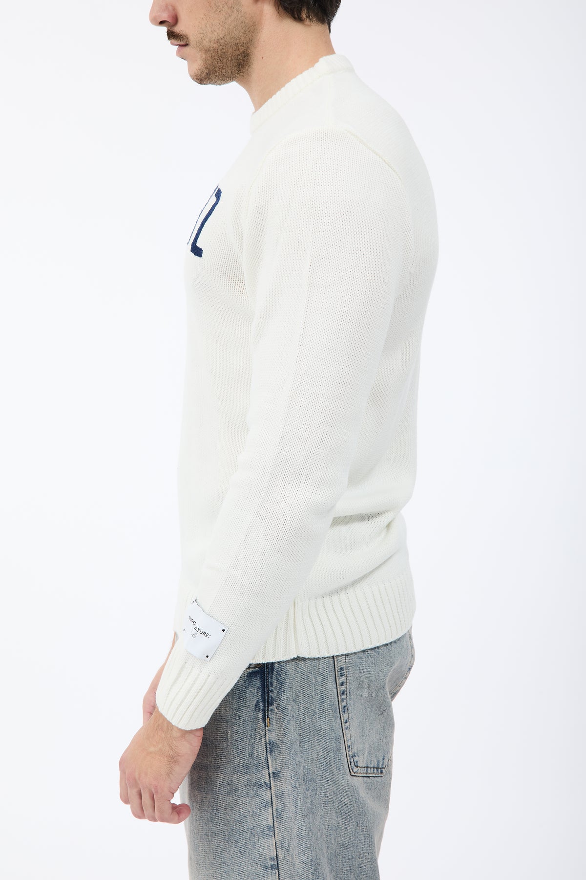 Maglione Superculture AK7019 Bianco