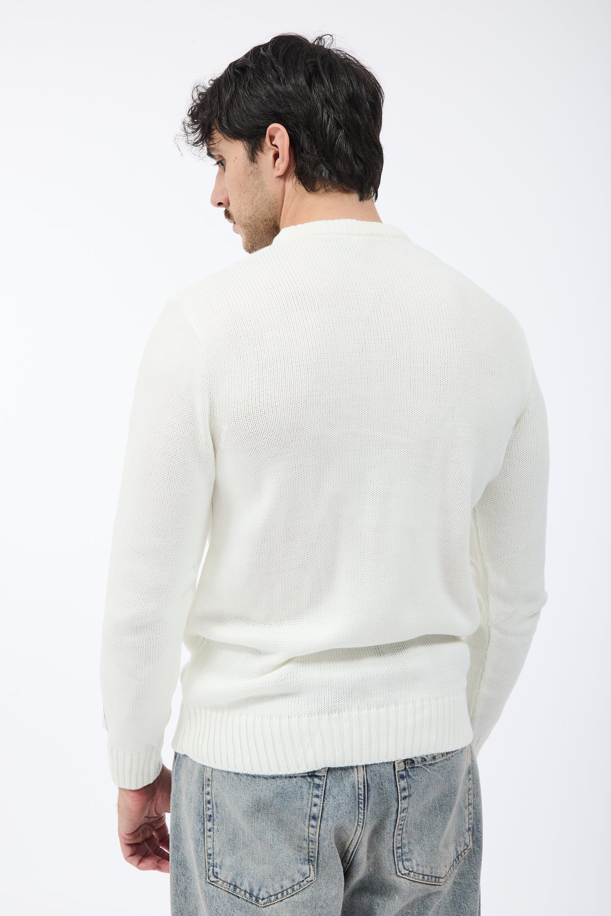 Maglione Superculture AK7019 Bianco
