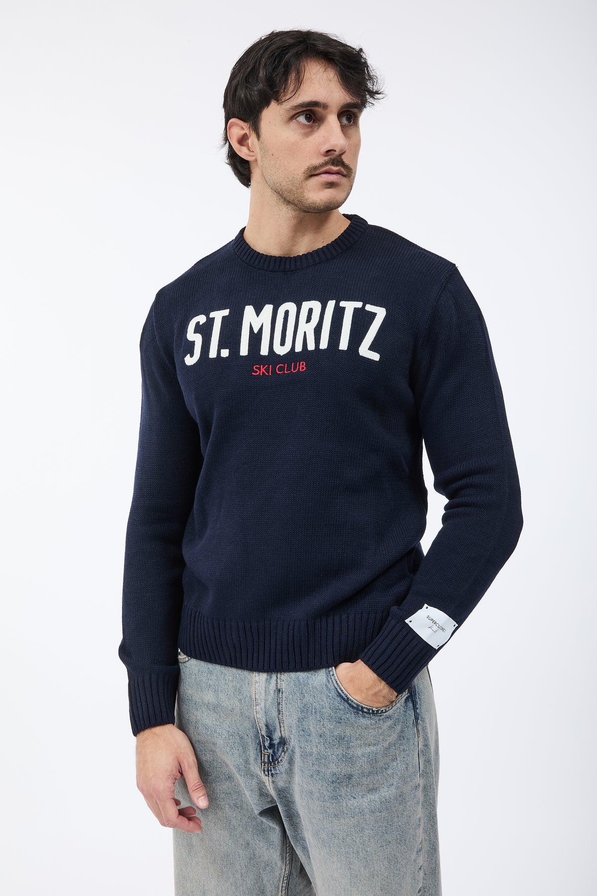 Maglione Superculture AK7019 Blu