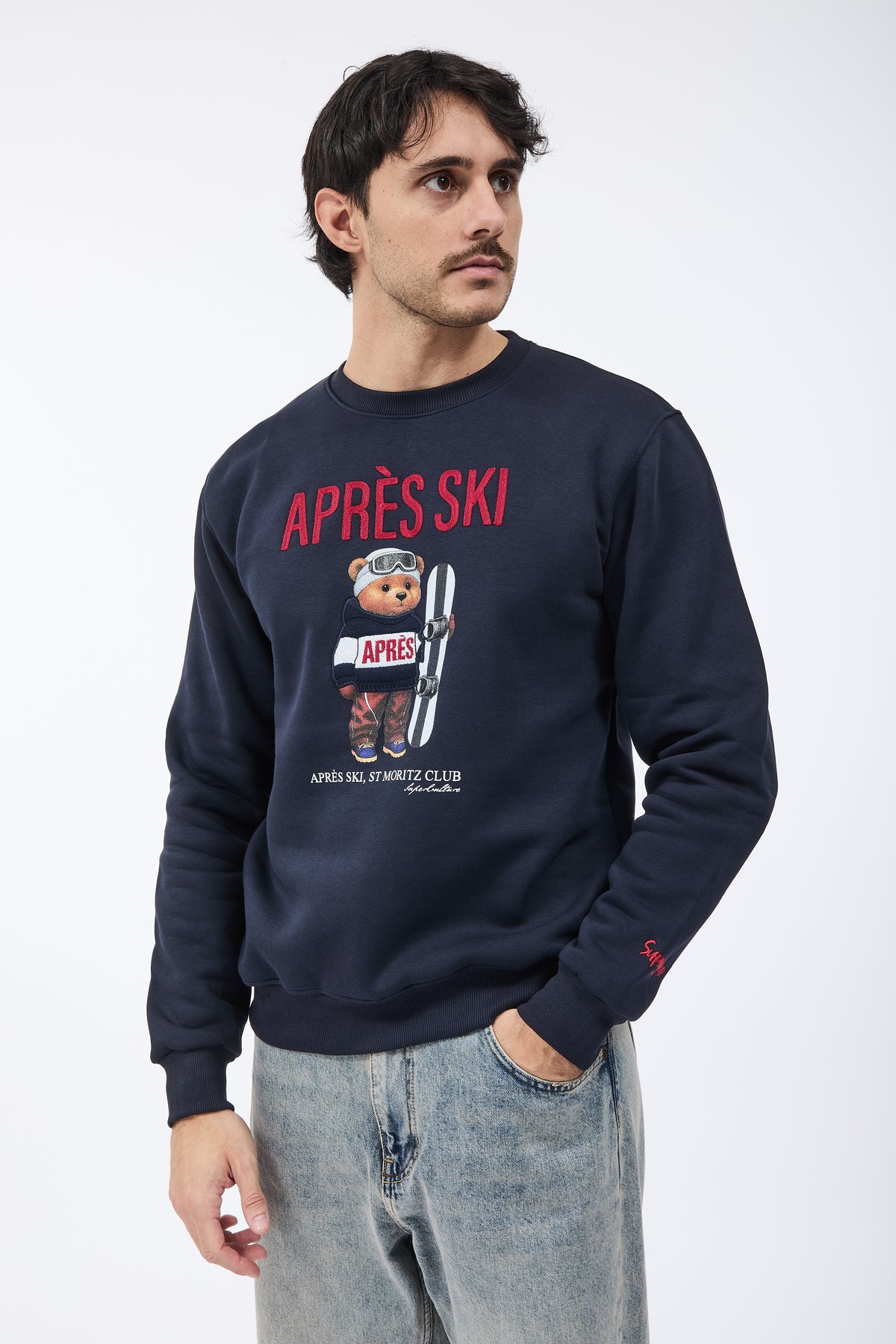 Felpa Superculture A3071 Blu