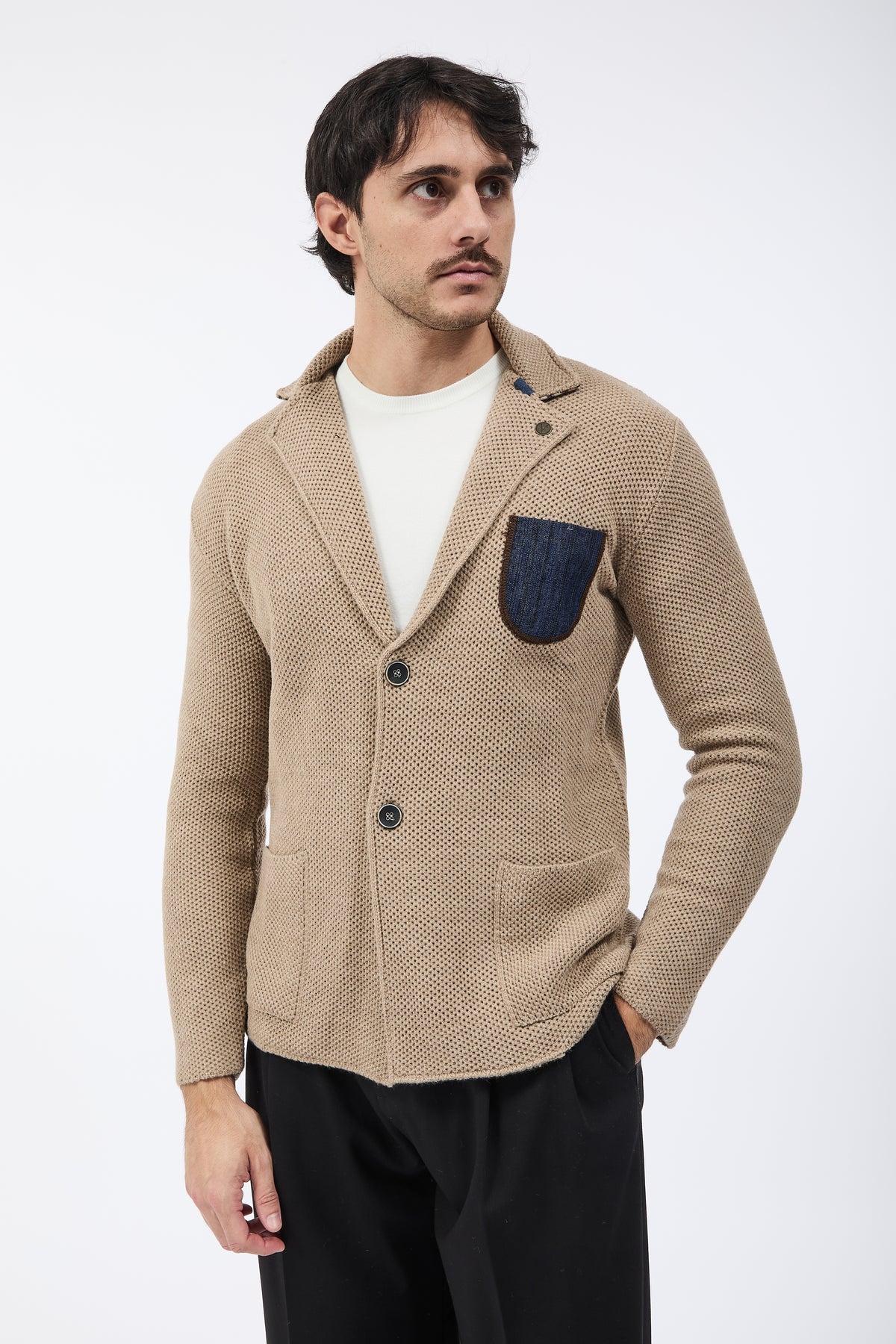 Giacca V2 Occhio di pernice Premium Tortora