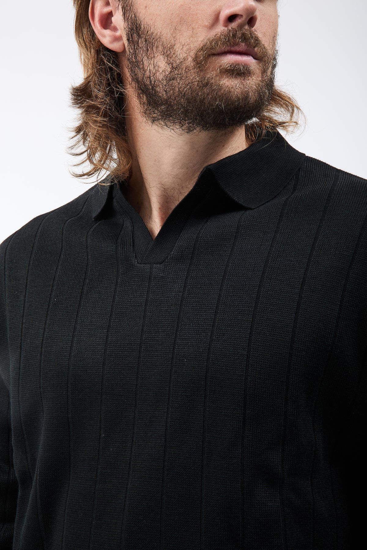 Maglione Polo BS Orizzonte Nero