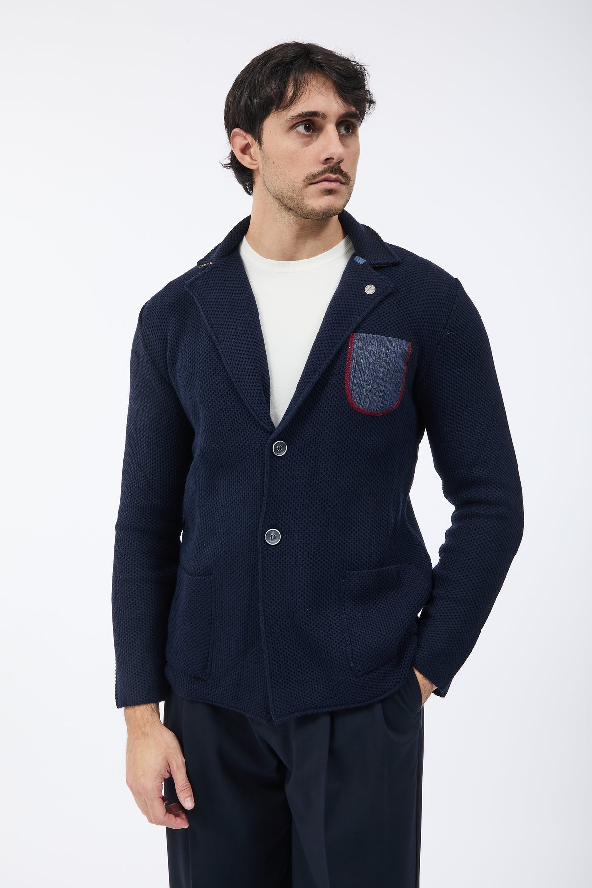 Giacca V2 Occhio di pernice Premium Blu