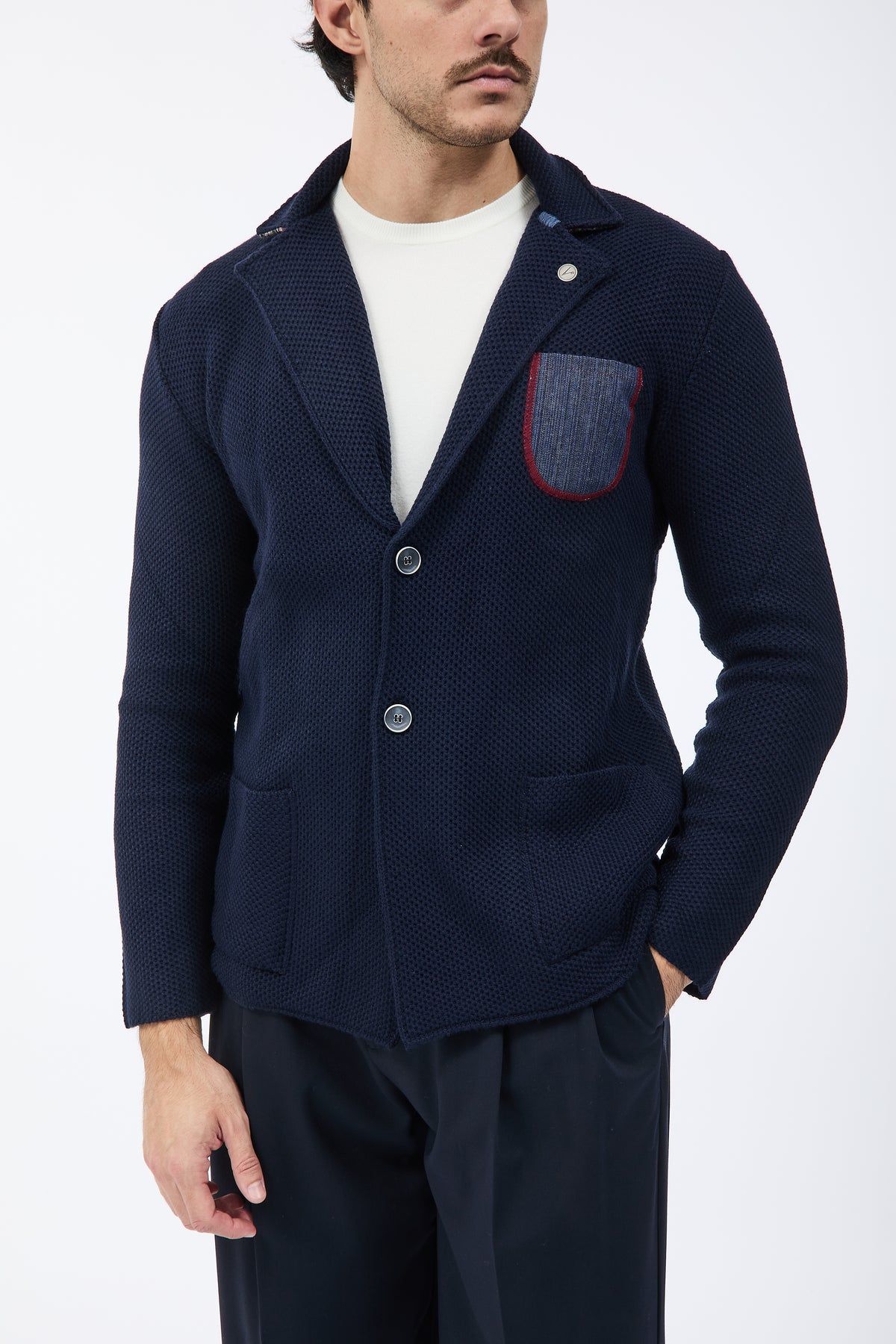Giacca V2 Occhio di pernice Premium Blu