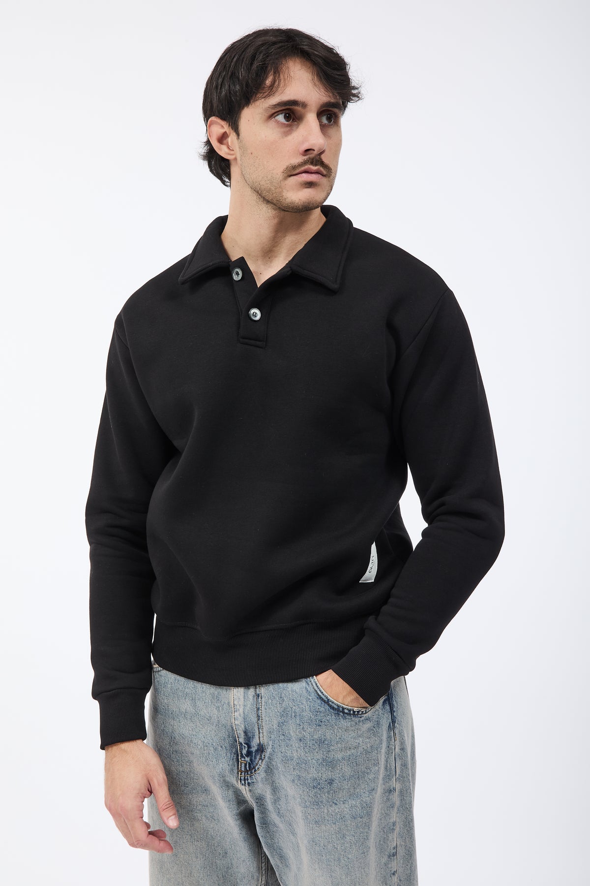 Felpa Alta Tensione Polo F101 Nero