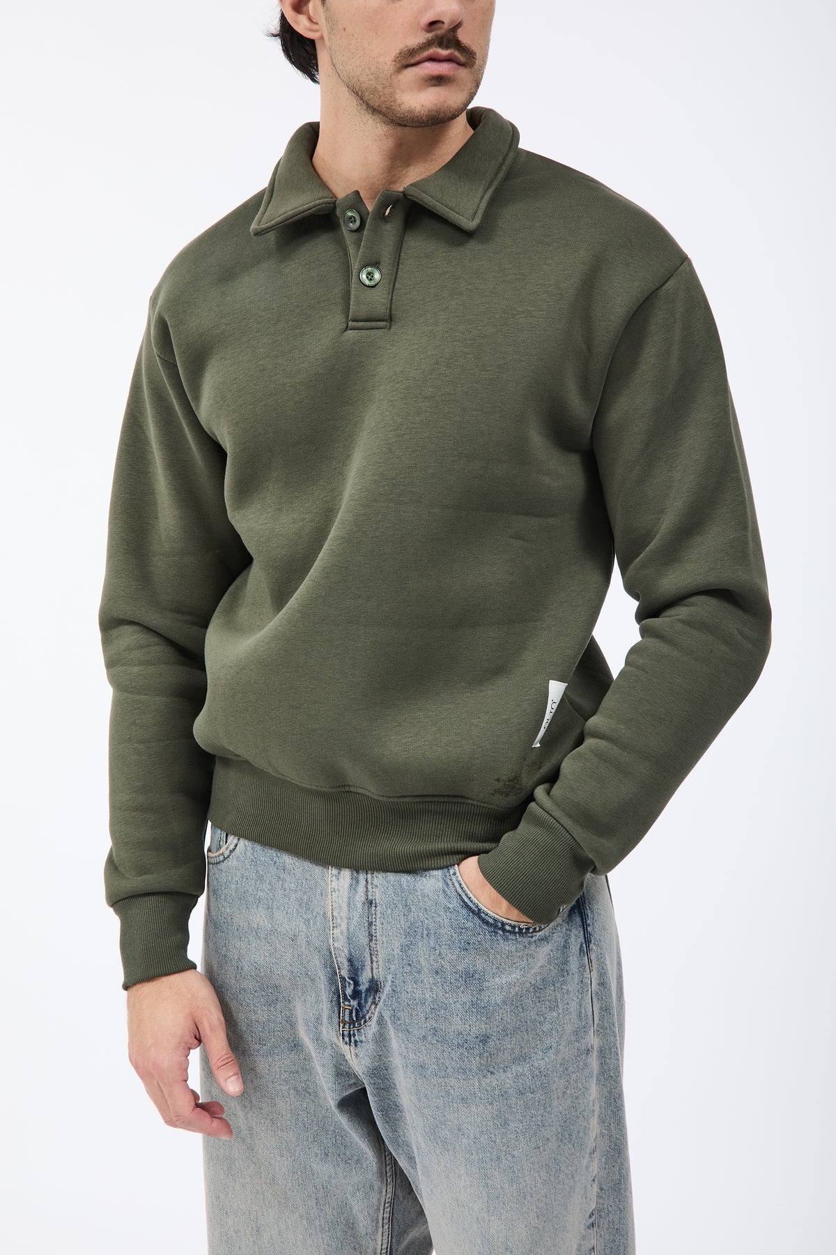 Felpa Alta Tensione Polo F101 Verde