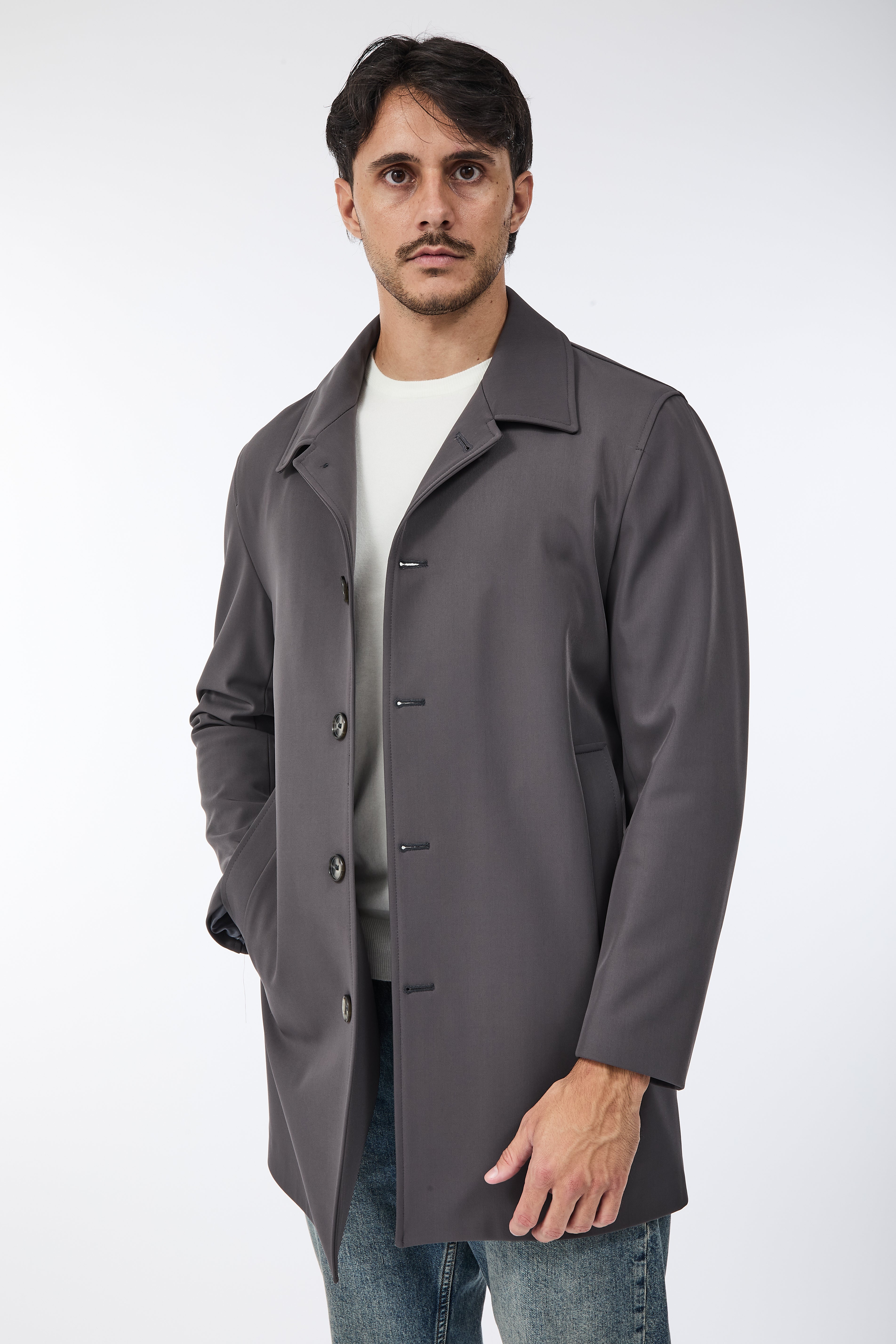 Trench Over-d Piombo J13