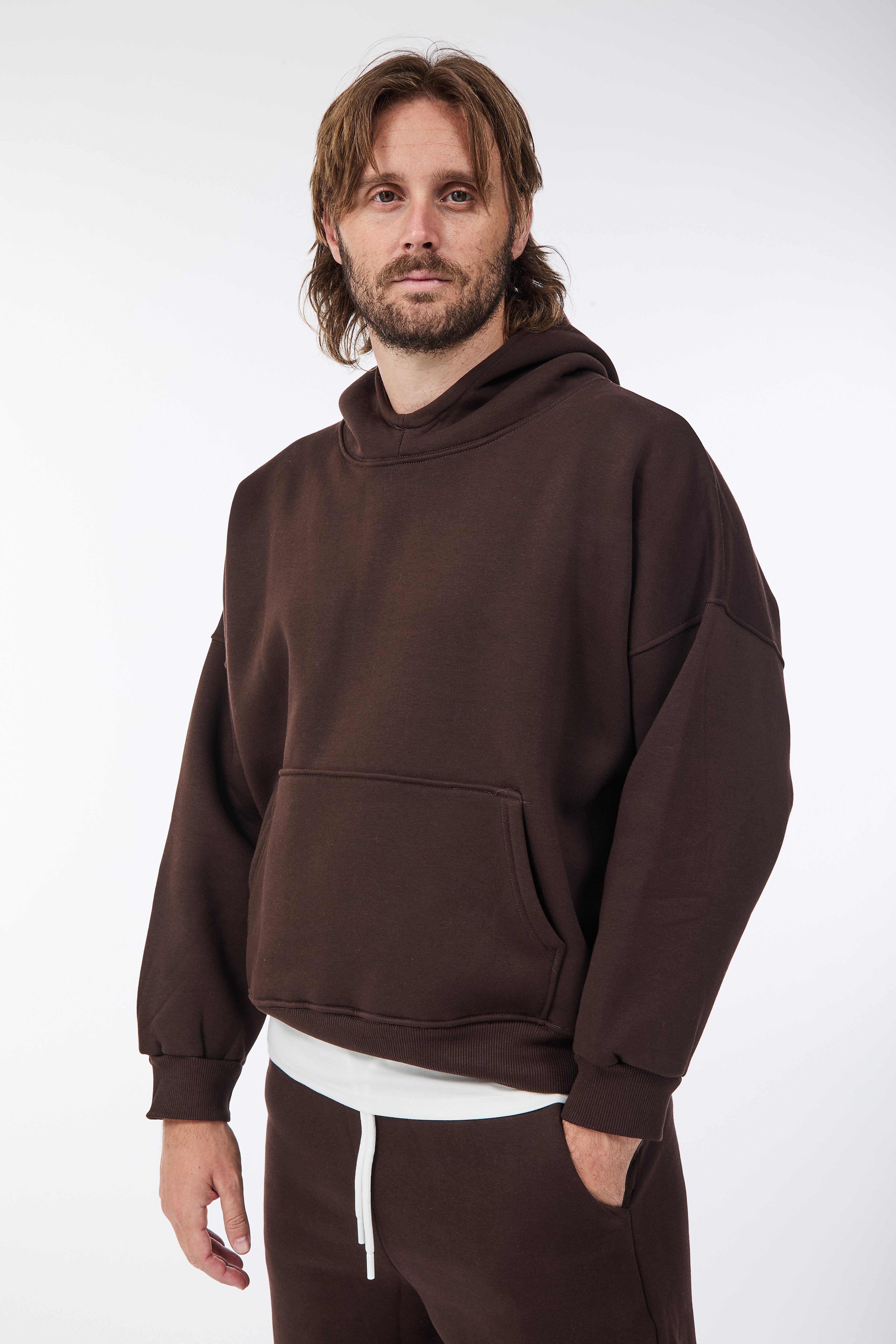 Felpa Berna Oblò Cropped Moro