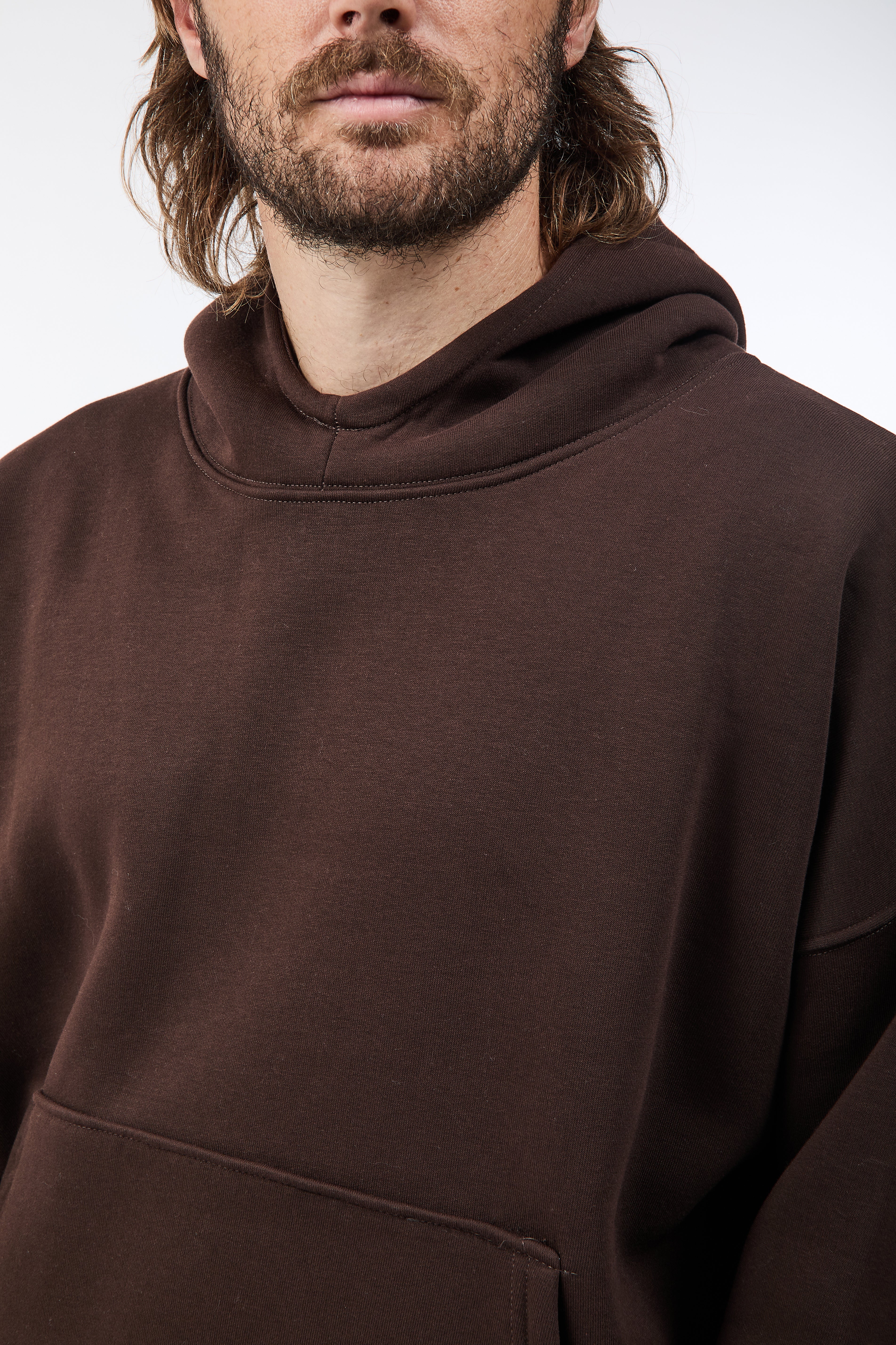 Felpa Berna Oblò Cropped Moro