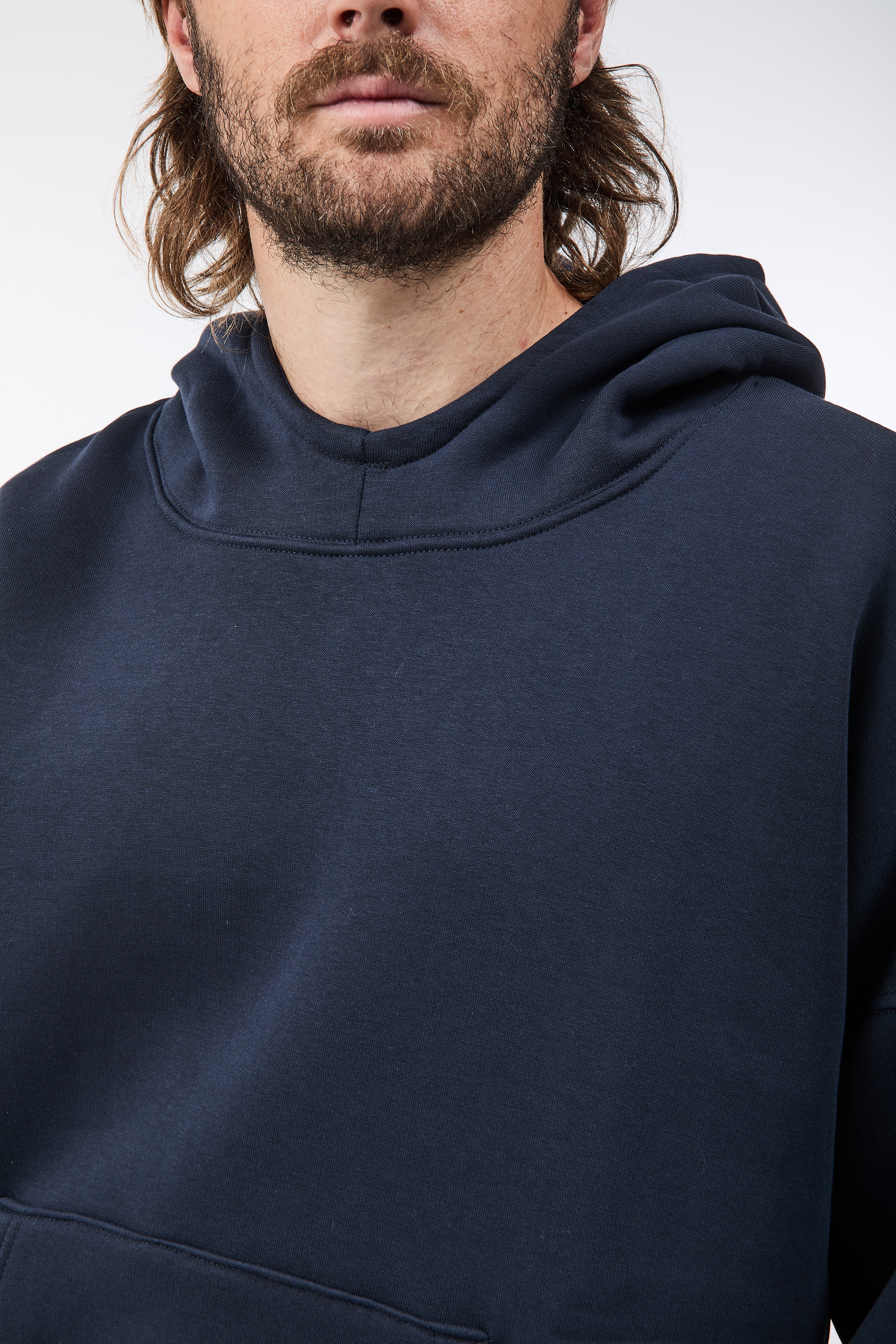Felpa Berna Oblò Cropped Blu