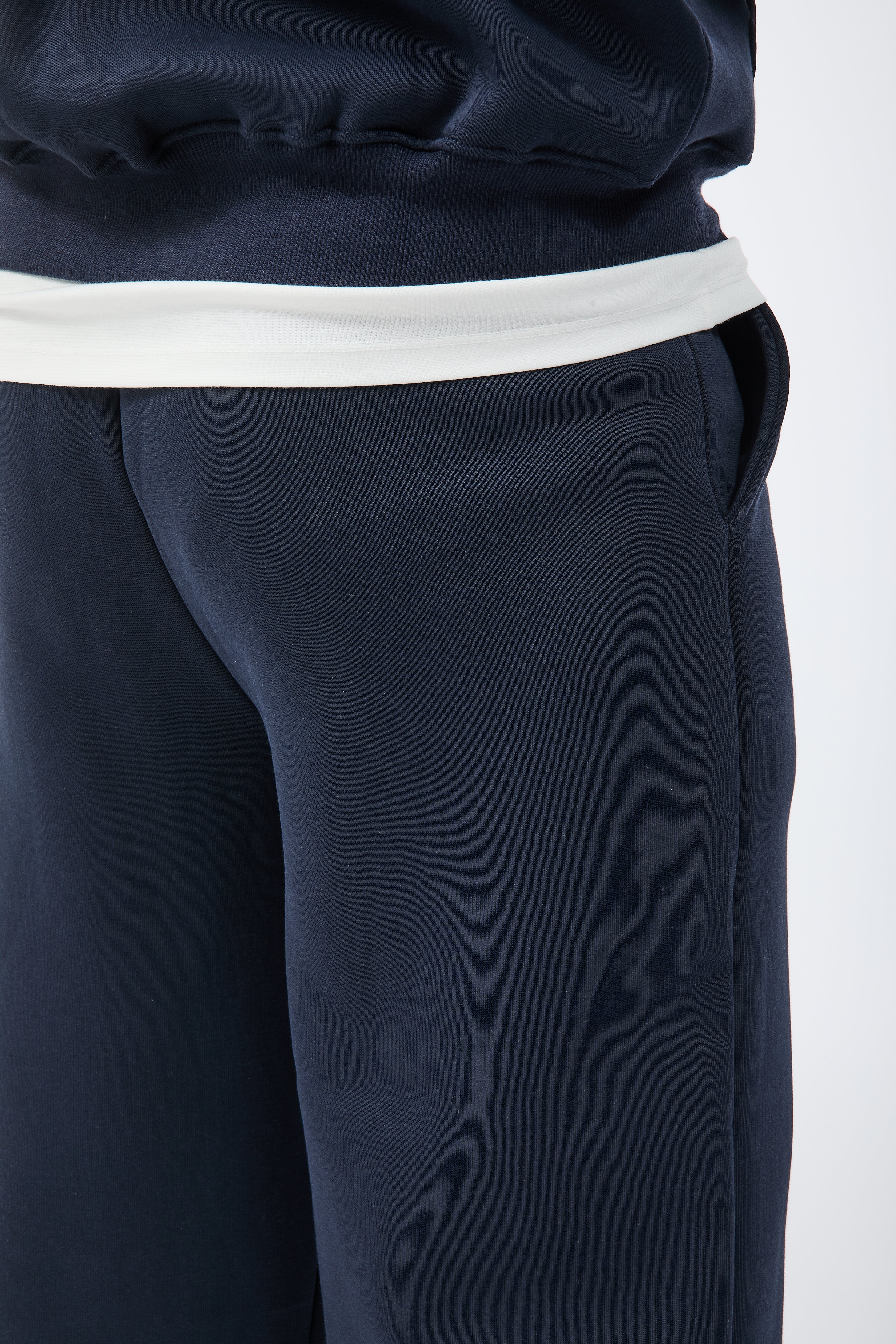 Pantalone Berna Felpa Palazzo Blu
