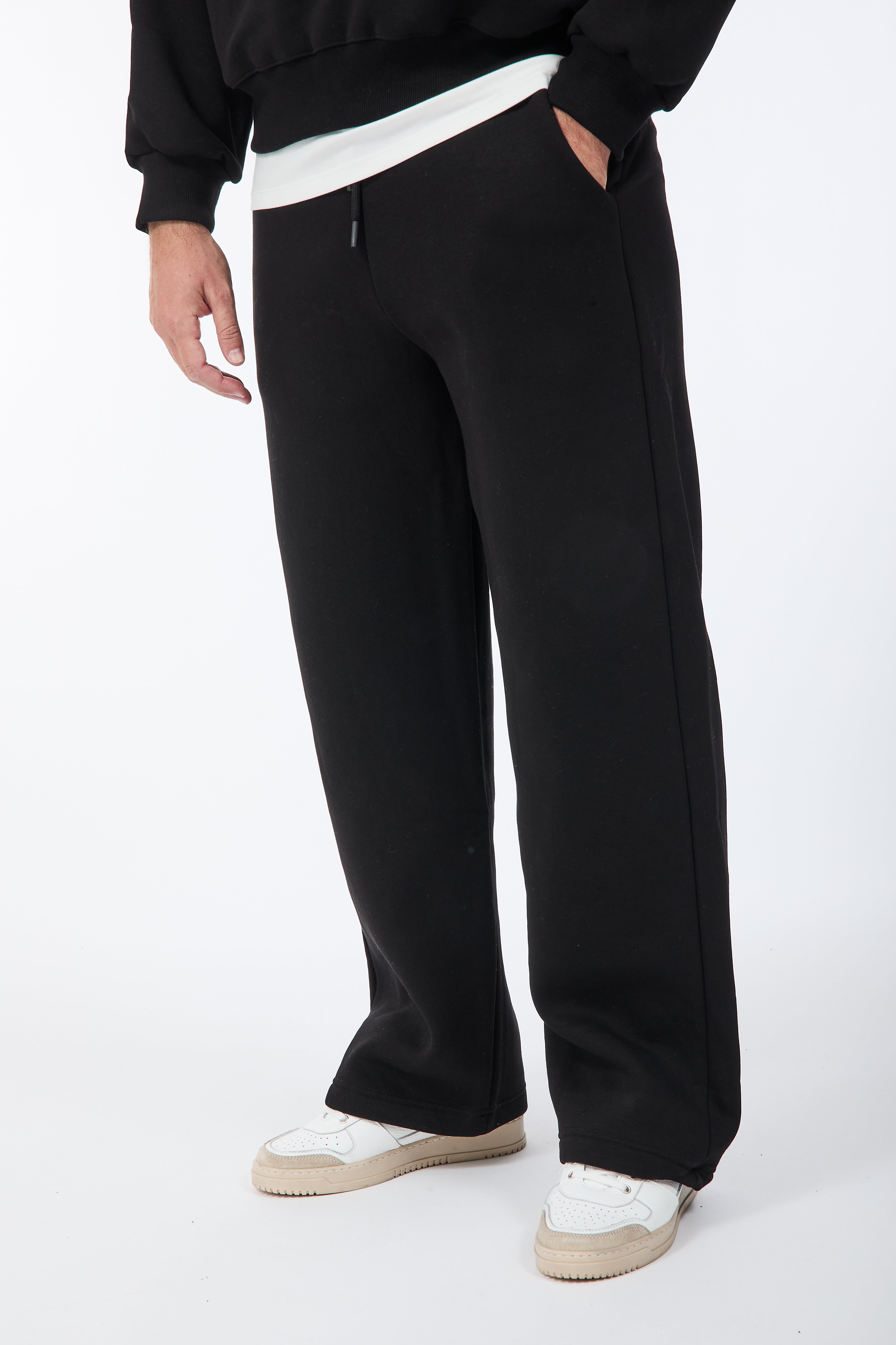 Pantalone Berna Felpa Palazzo Nero