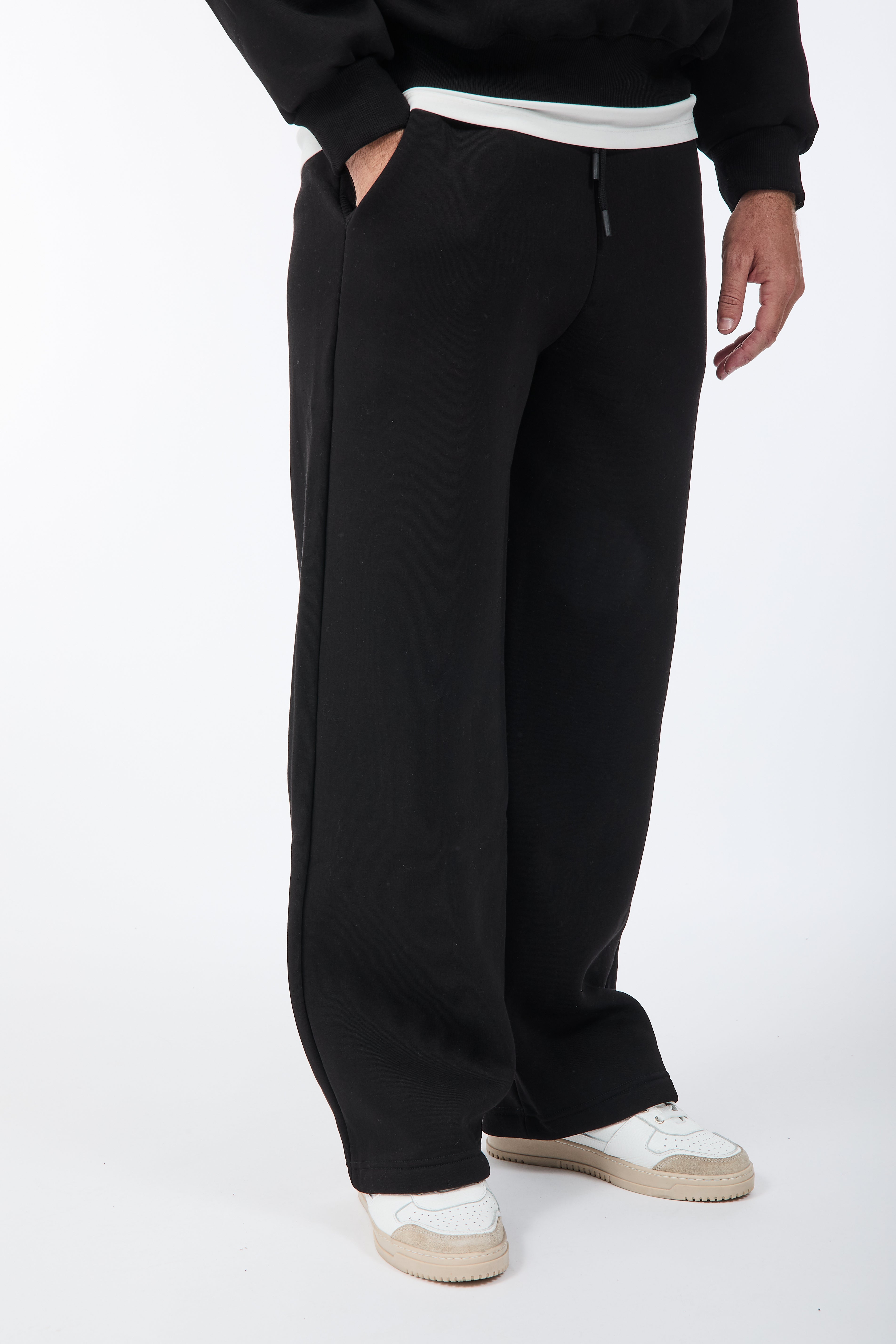 Pantalone Berna Felpa Palazzo Nero