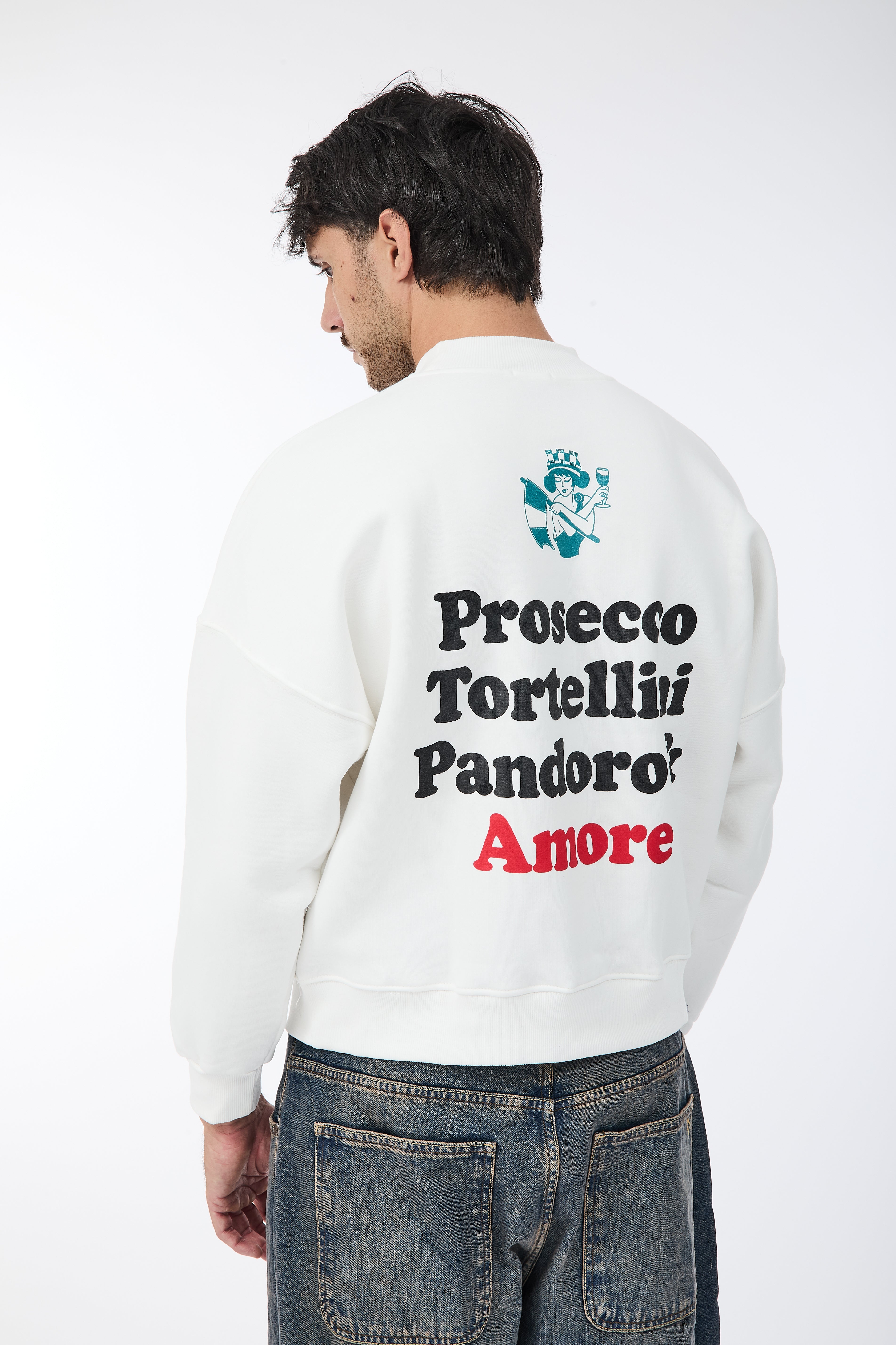 Felpa Berna Cropped Prosecco