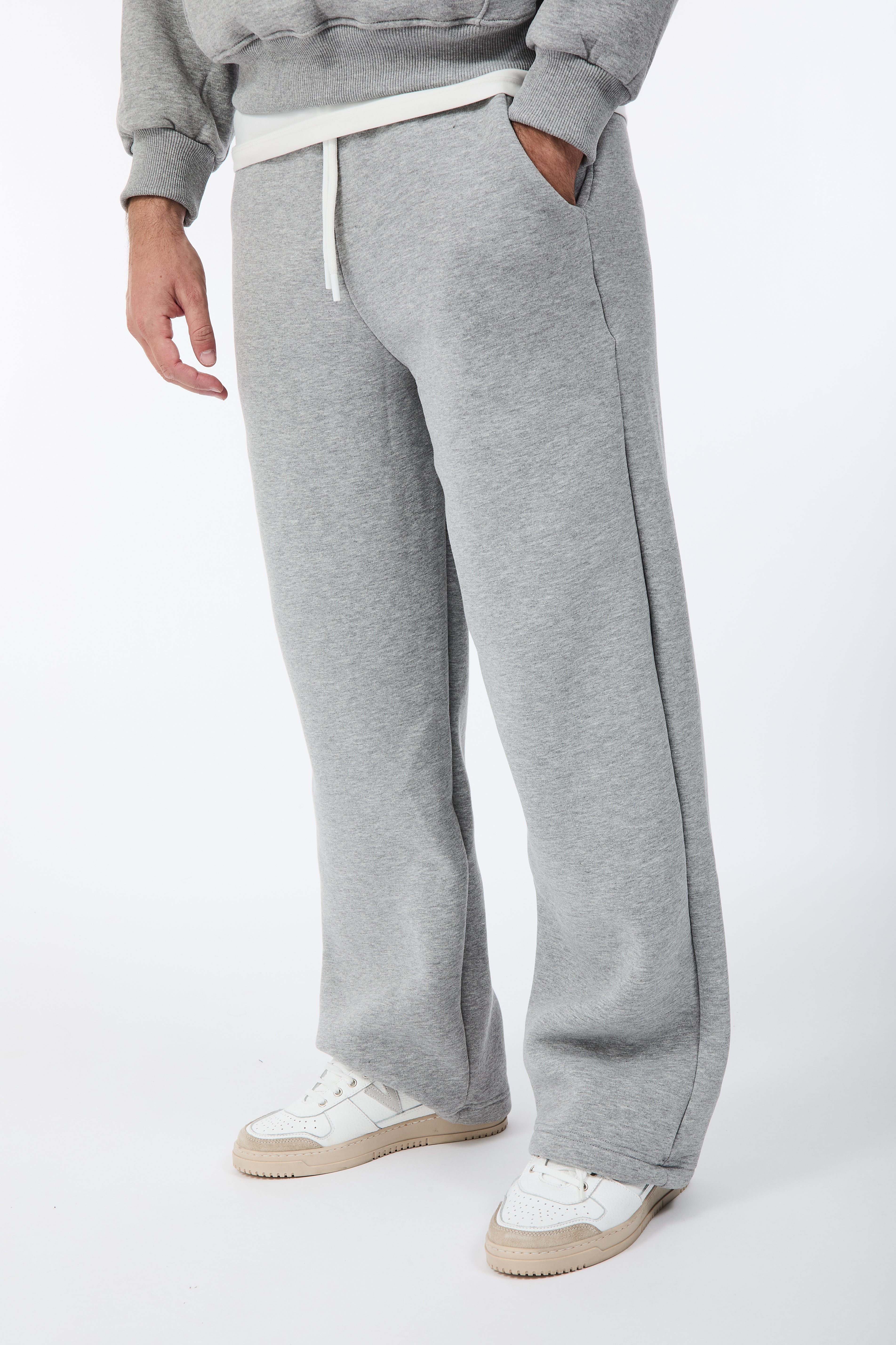 Pantalone Berna Felpa Palazzo Grigio
