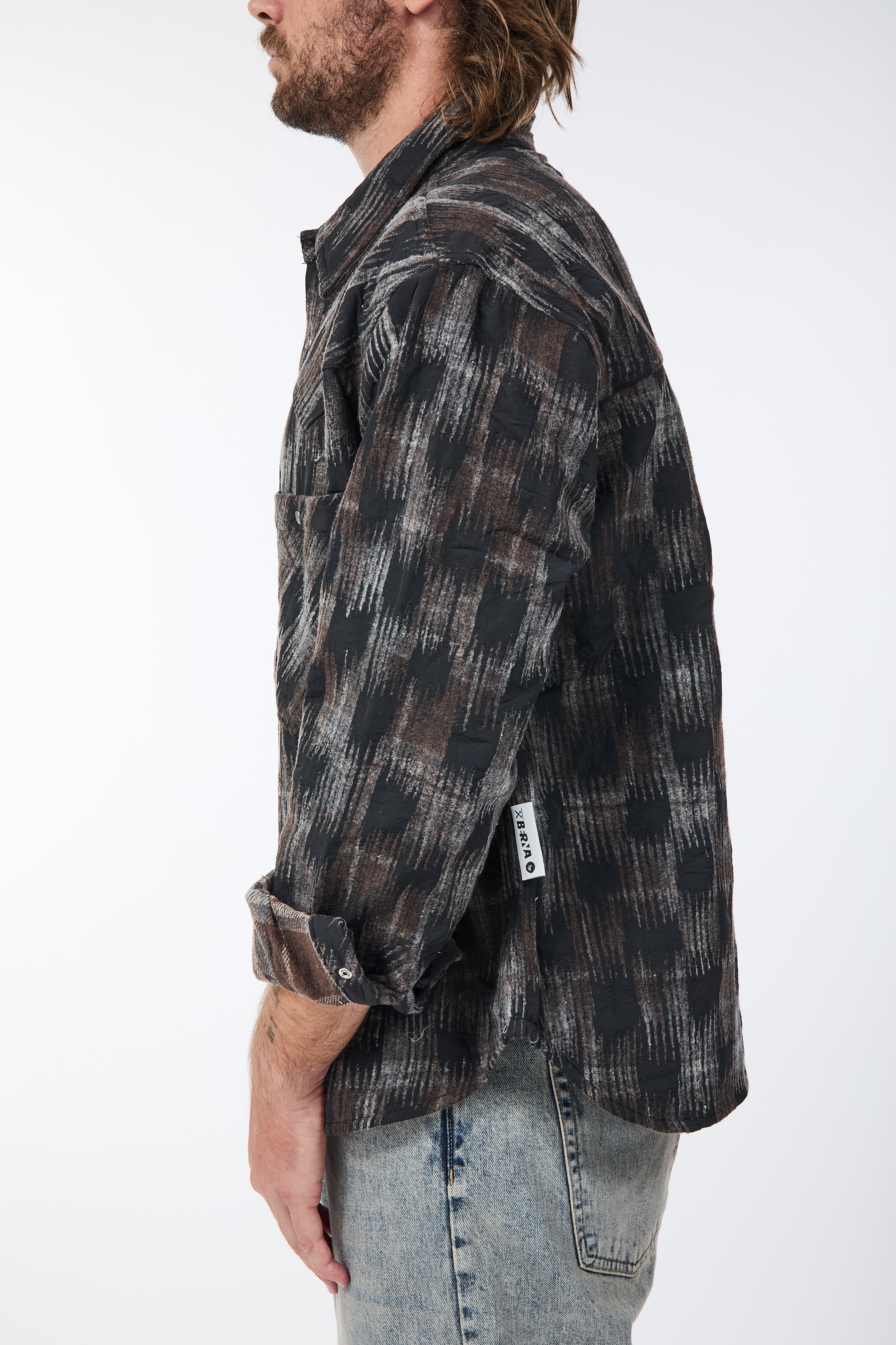 Giacca Berna Quadri Nylon