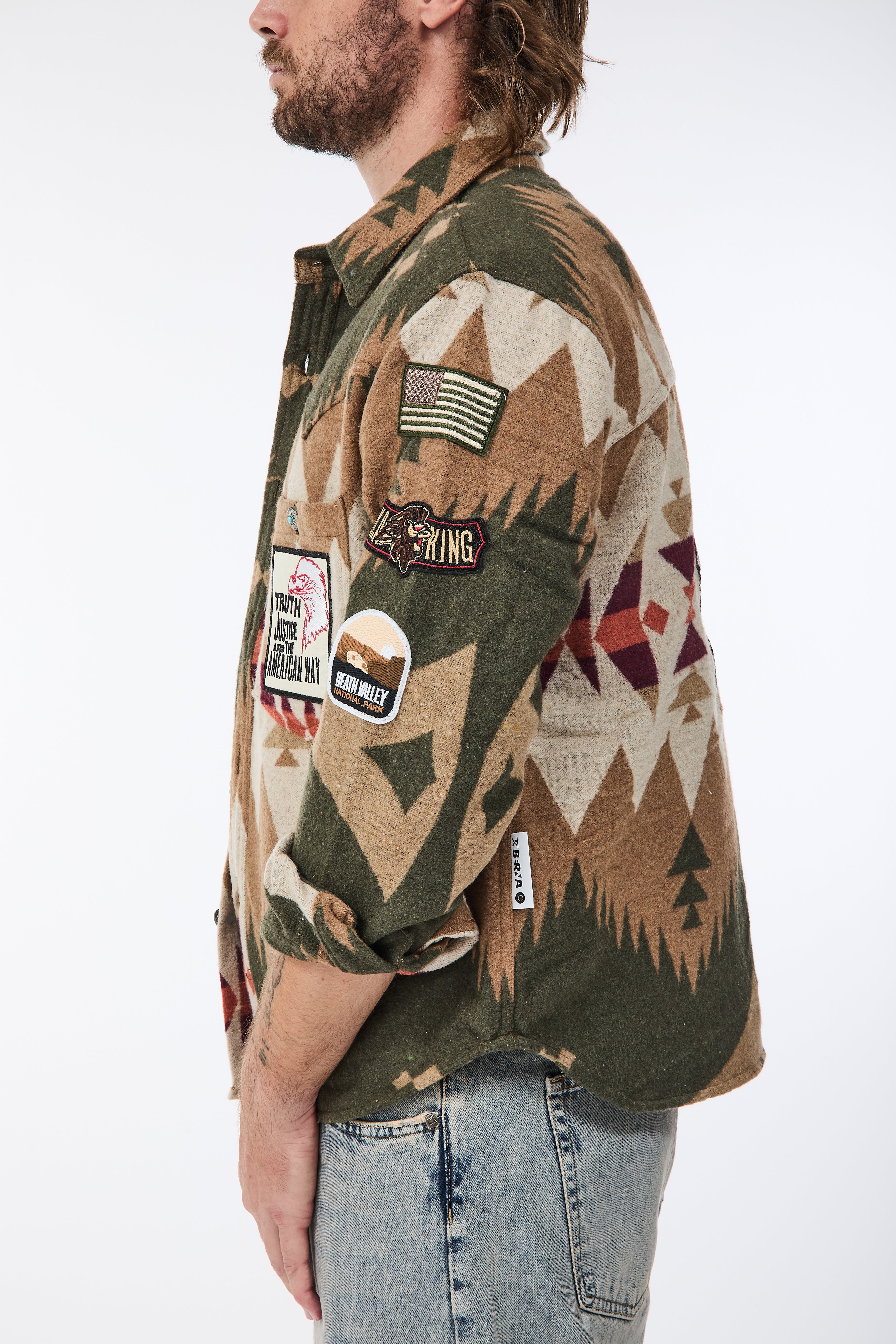 Shirt Berna Boxy Azteco Patch