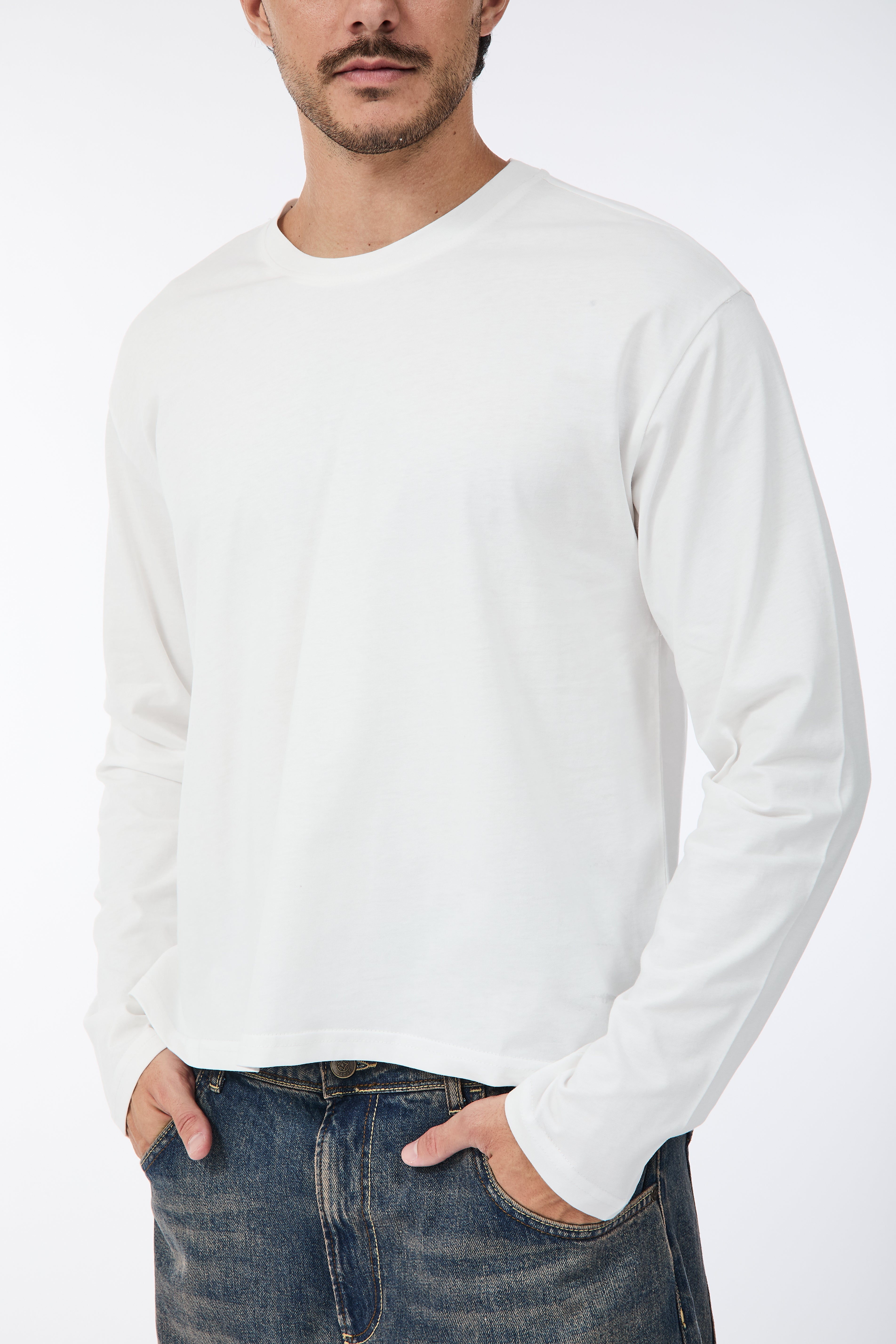 Maglia Why Not Manica Lunga ML81 Bianca